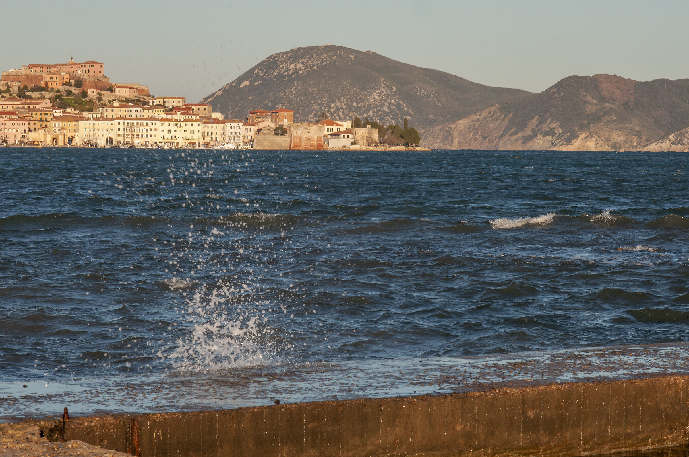 Portoferraio from the Thermal Baths