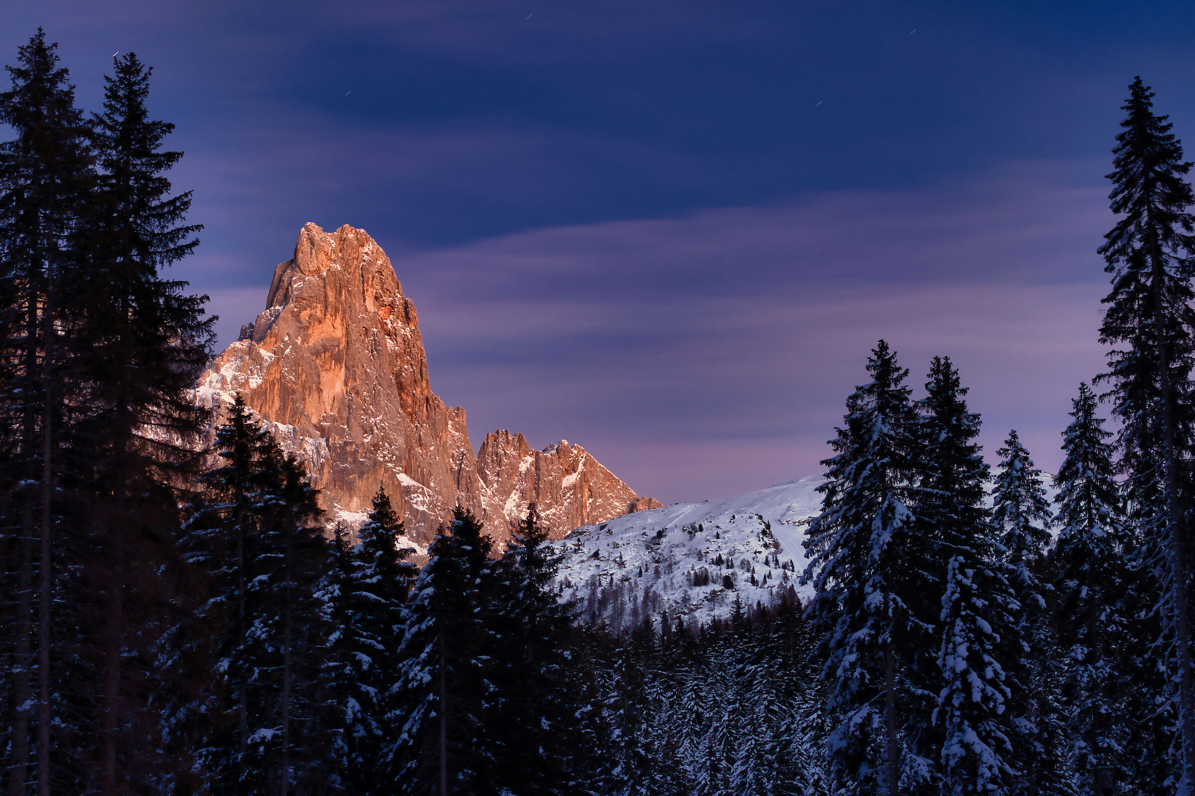 Cimon della Pala - Pale di San Martino - Blue Hour