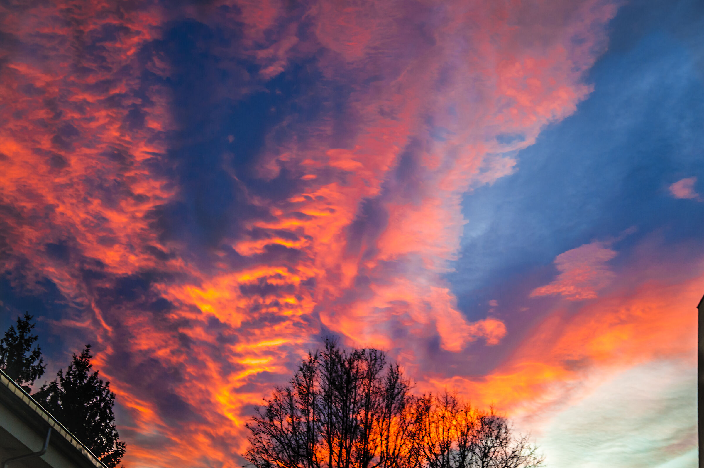 una fumata di tramonto