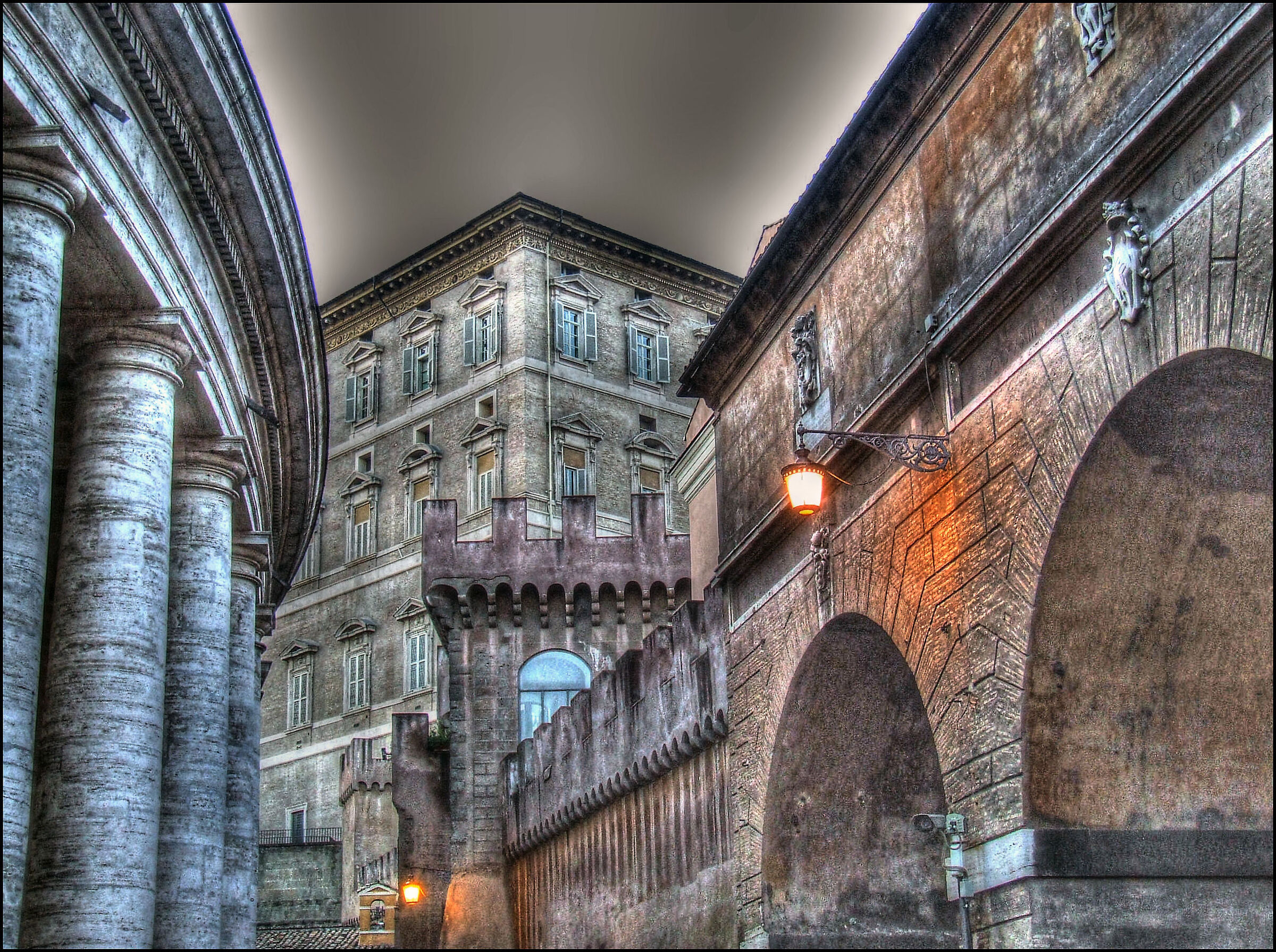 Palazzo Papale e mura vaticane