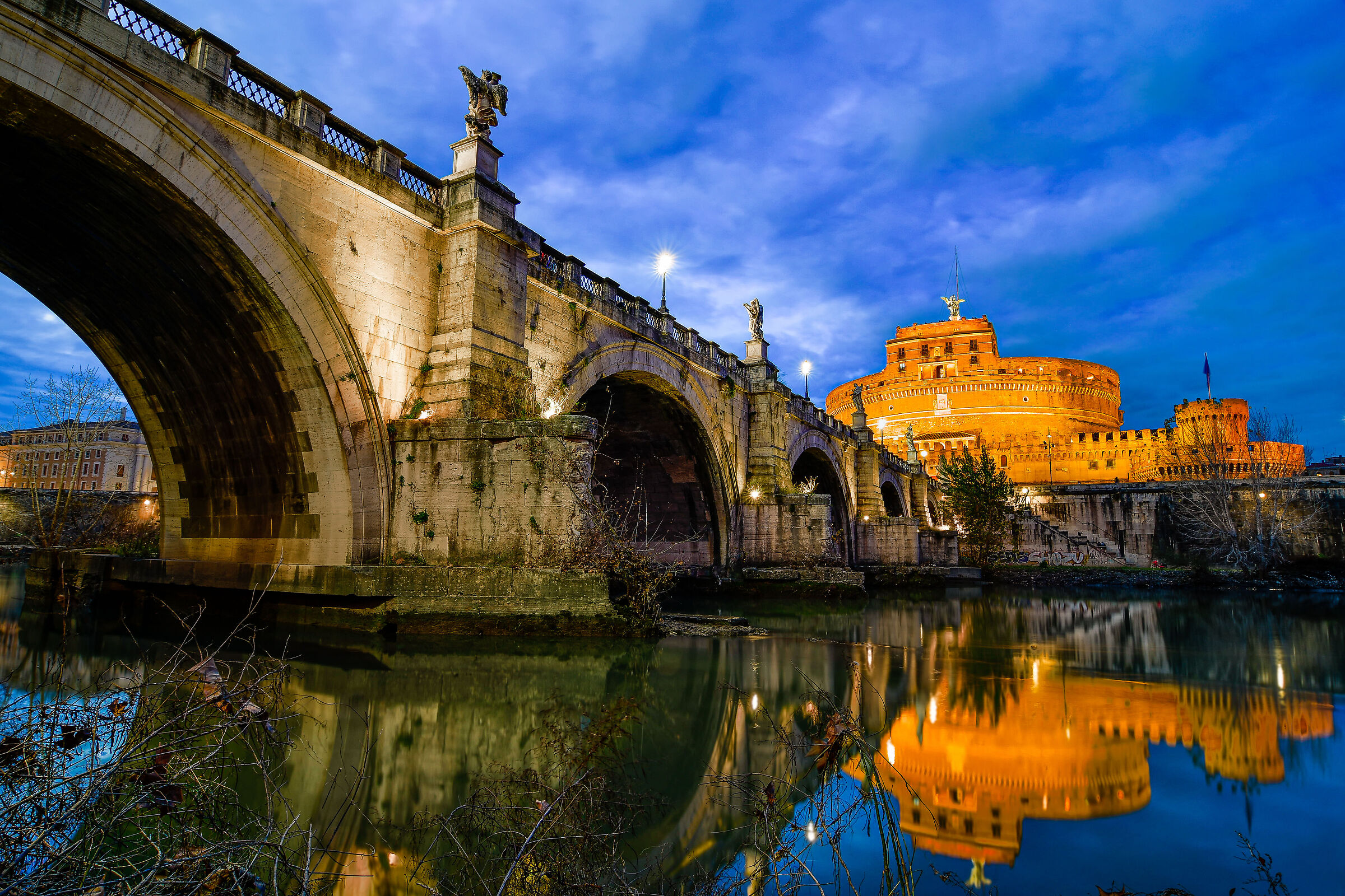 Blue hour a Castel Sant'Angelo