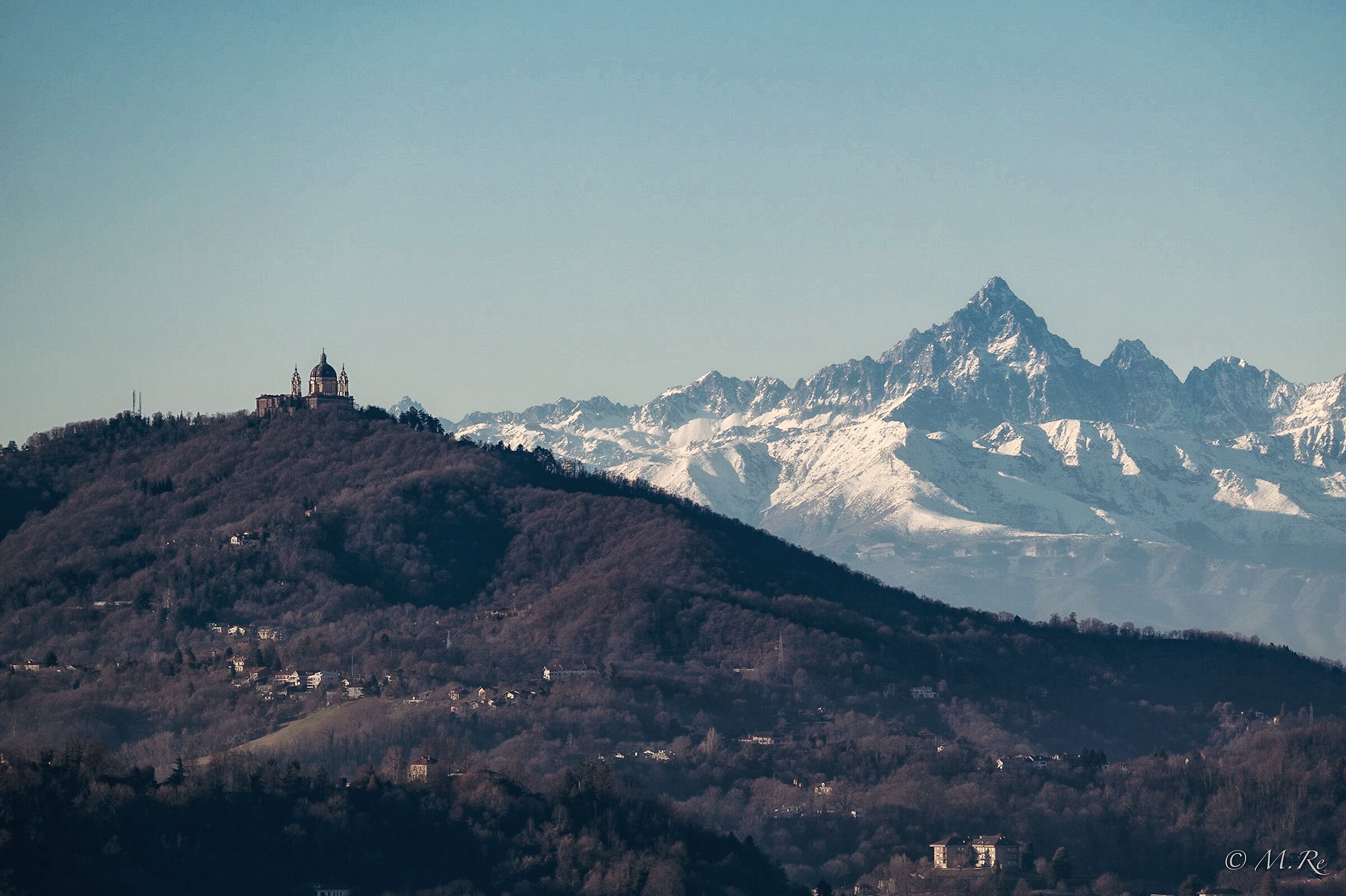 Superga e il Monviso