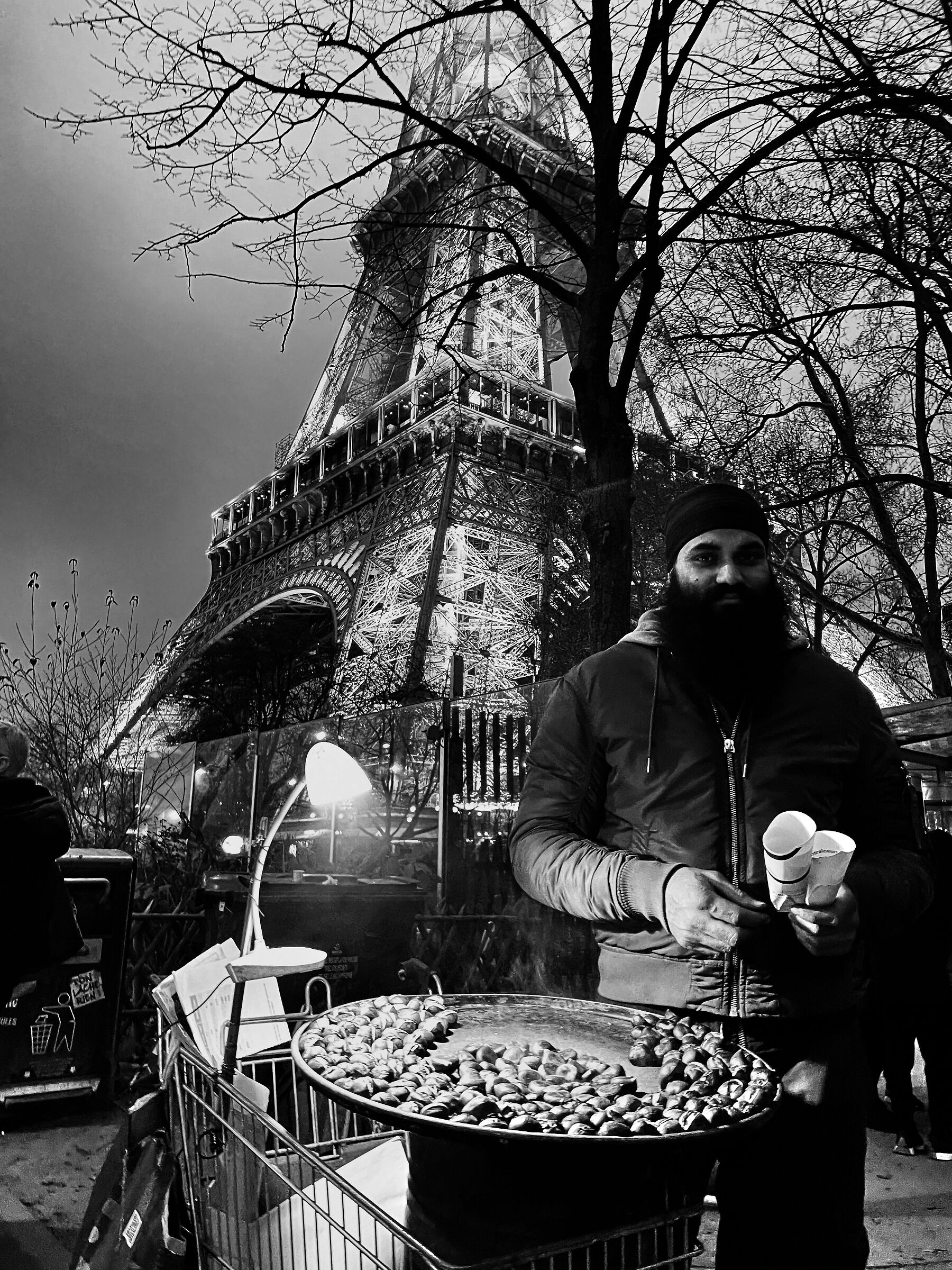 il venditore di castagne