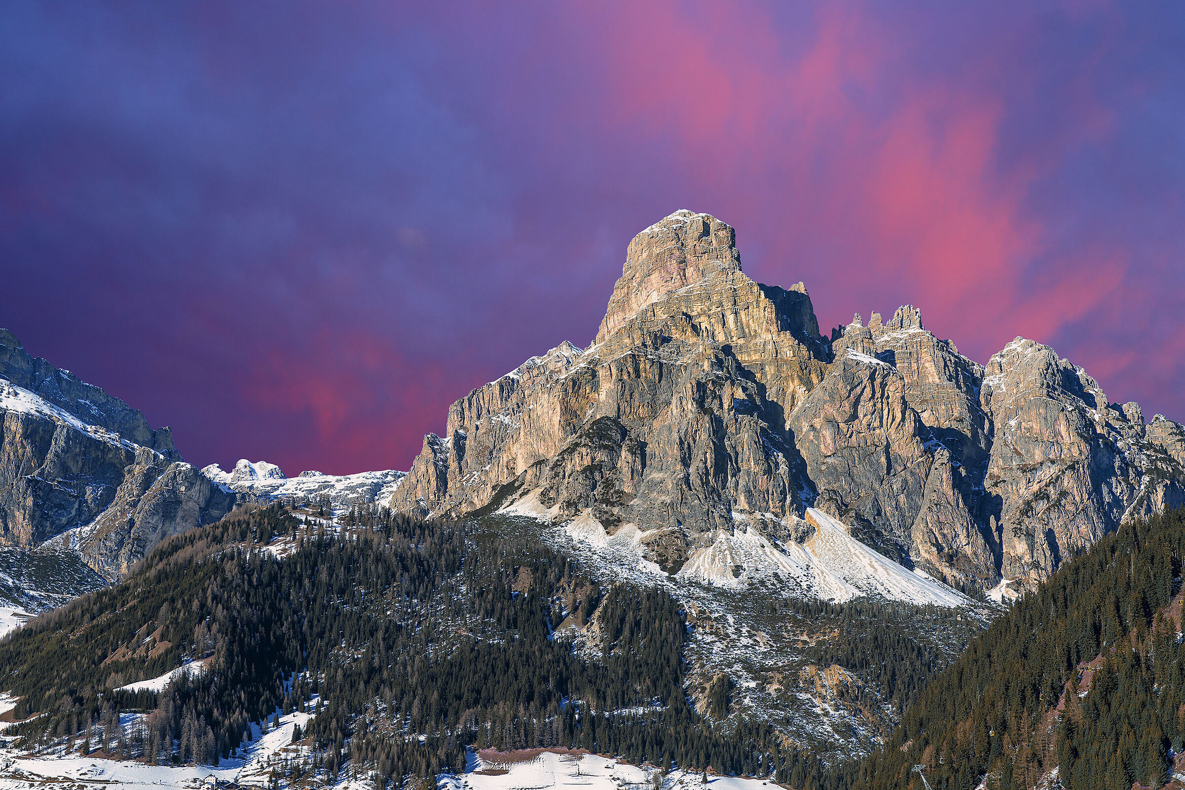Evening in Val Badia