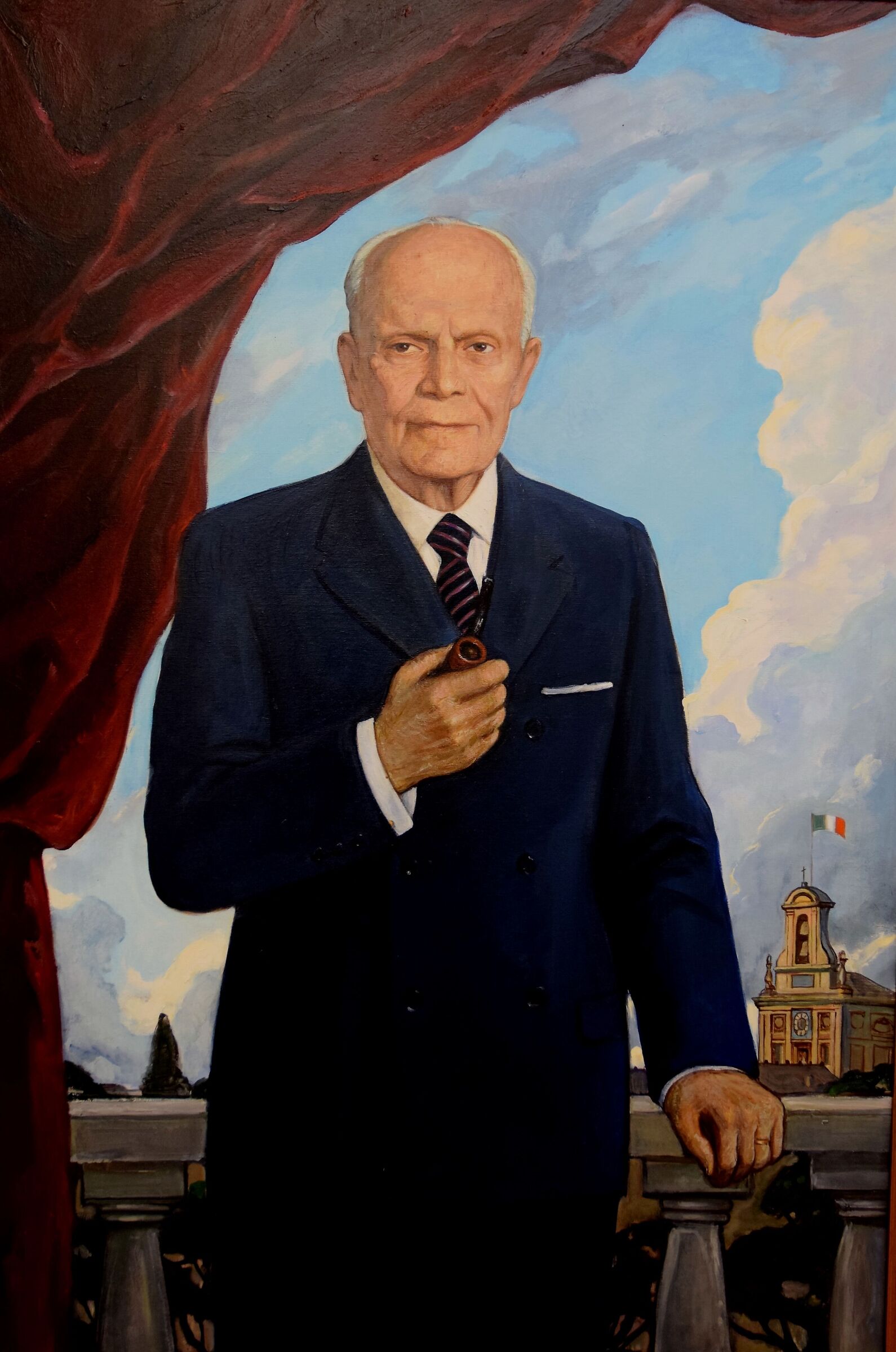 Ilya Glazunov "Ritratto di Sandro Pertini" 1984