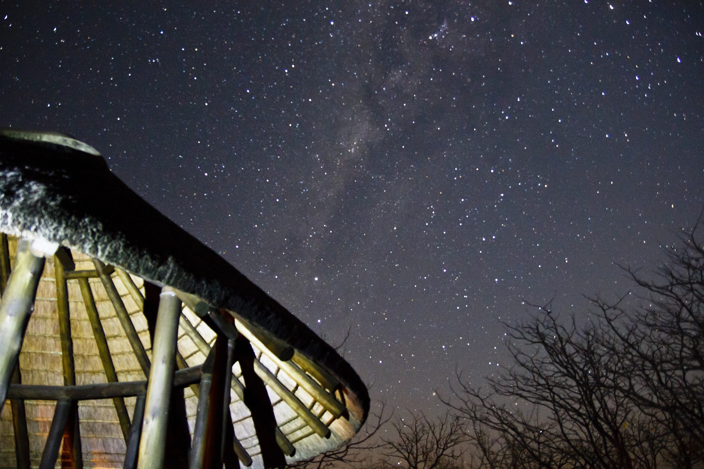 Veranda sulla notte sudafricana