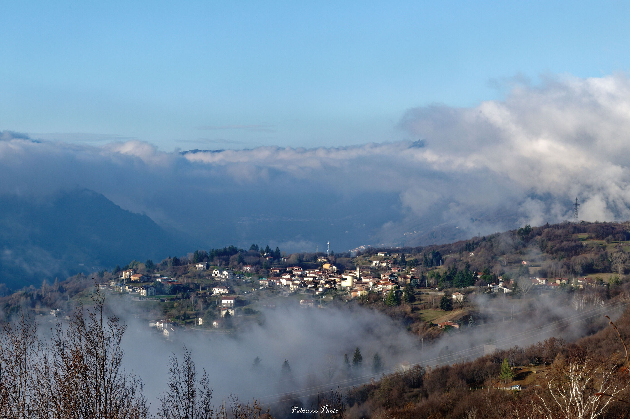 ... and when the clouds open ... ...