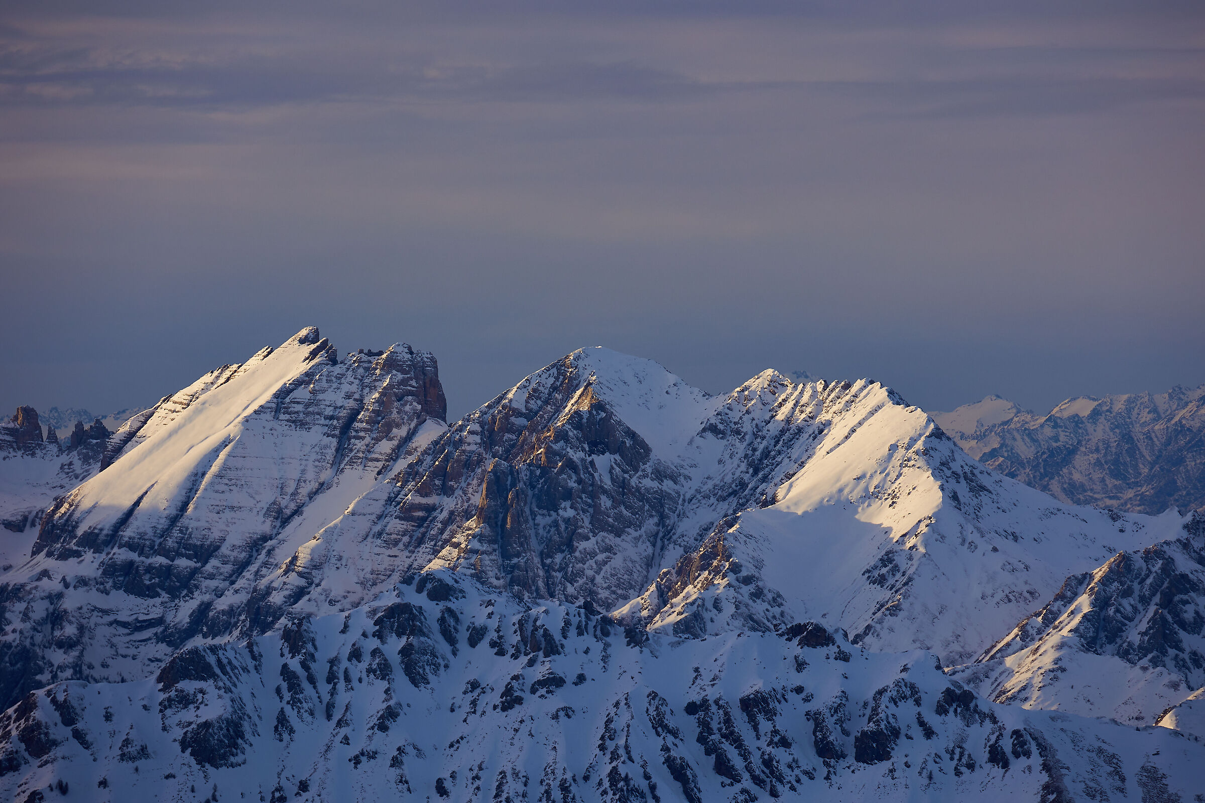 Dalla Cima Rosetta, qualcuno sa che cime sono?