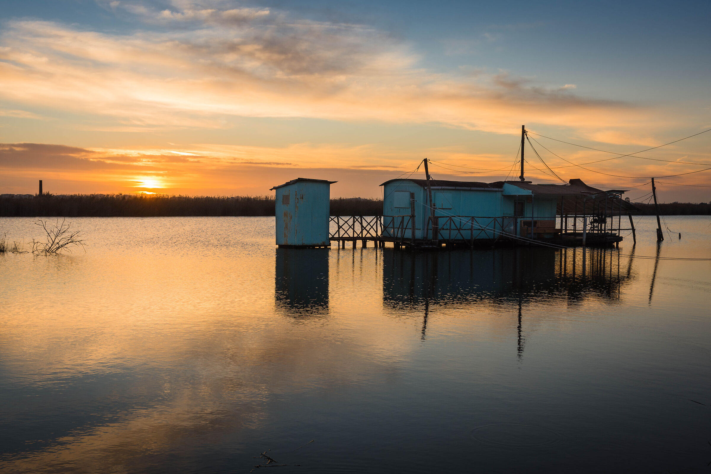 Un tramonto in torbiera