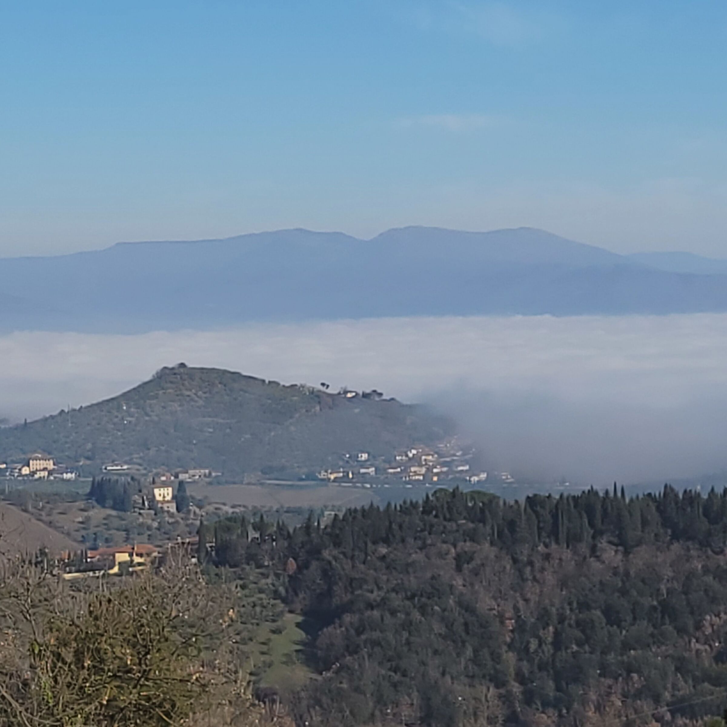 La nebbia e  .