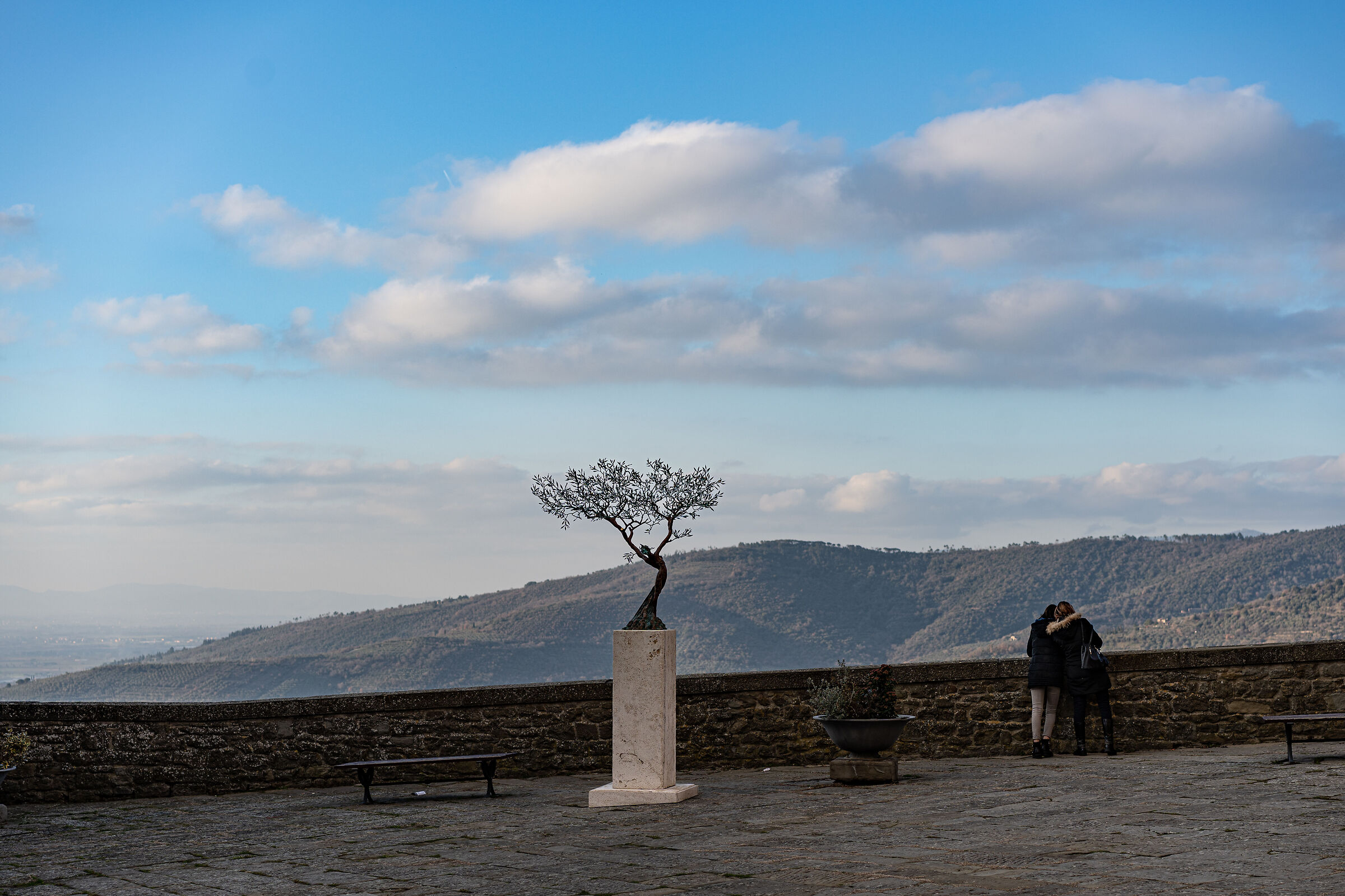 Cortona senza turisti