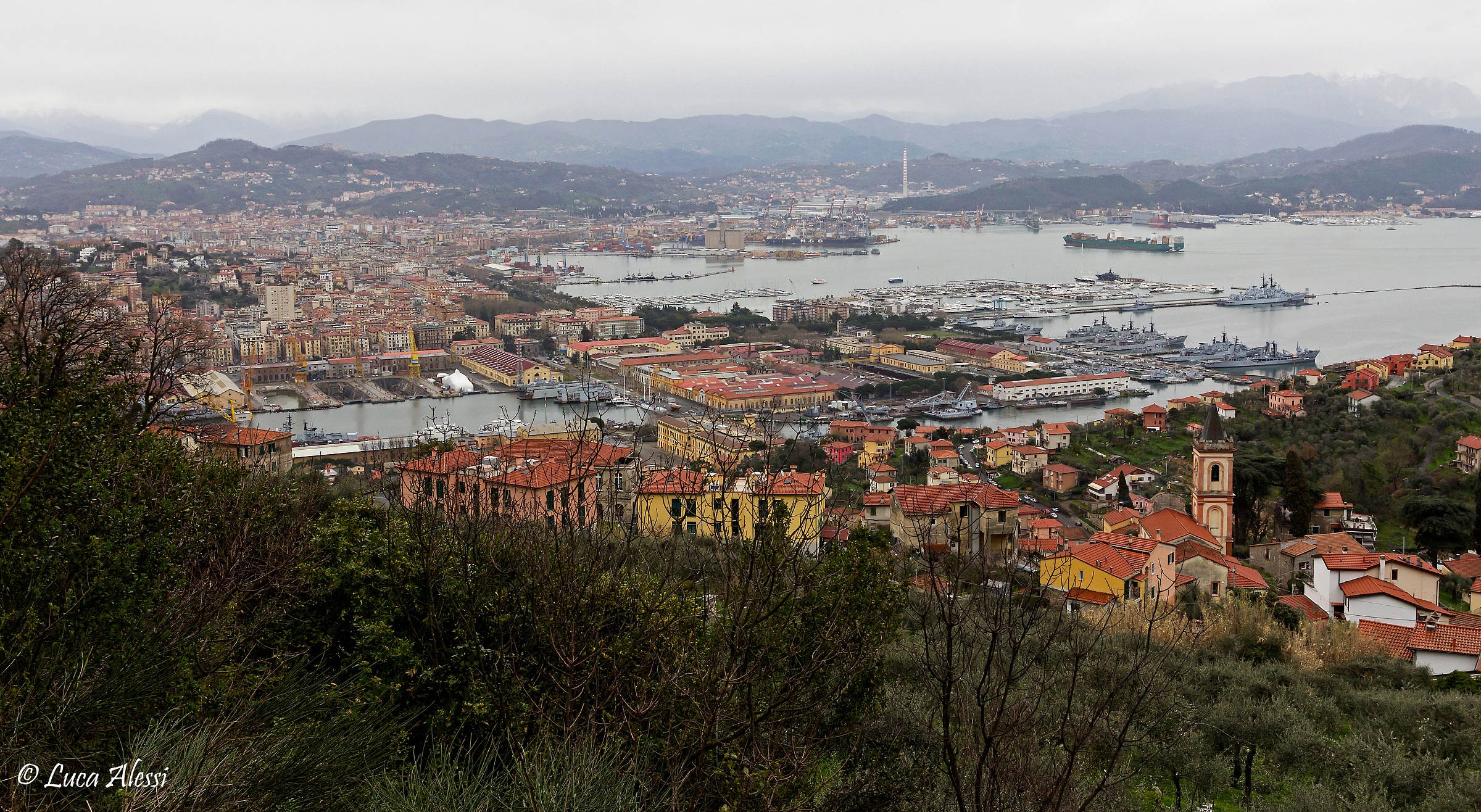 Panorama of La Spezia