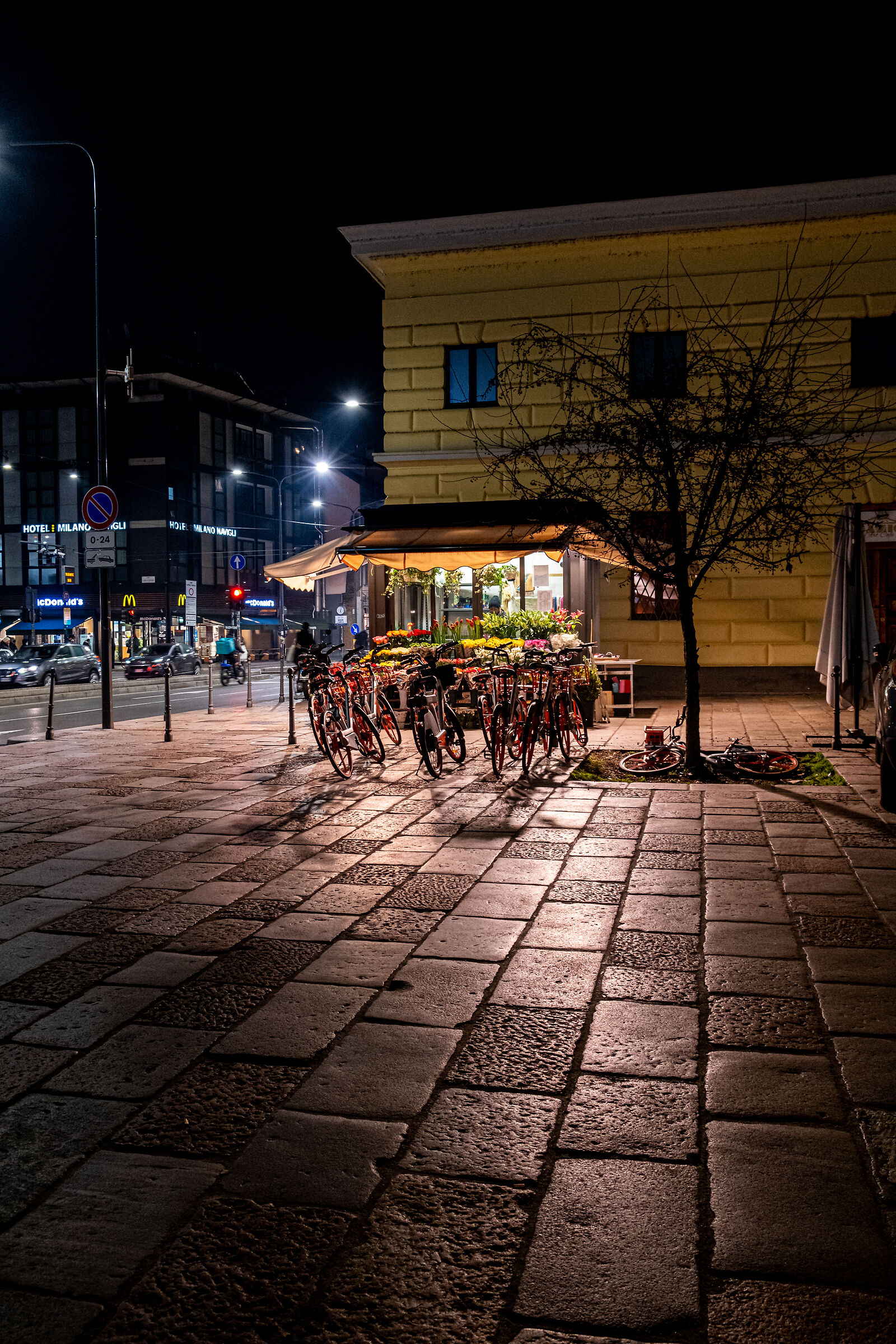 Flowers and bicycles - Darsena Milano