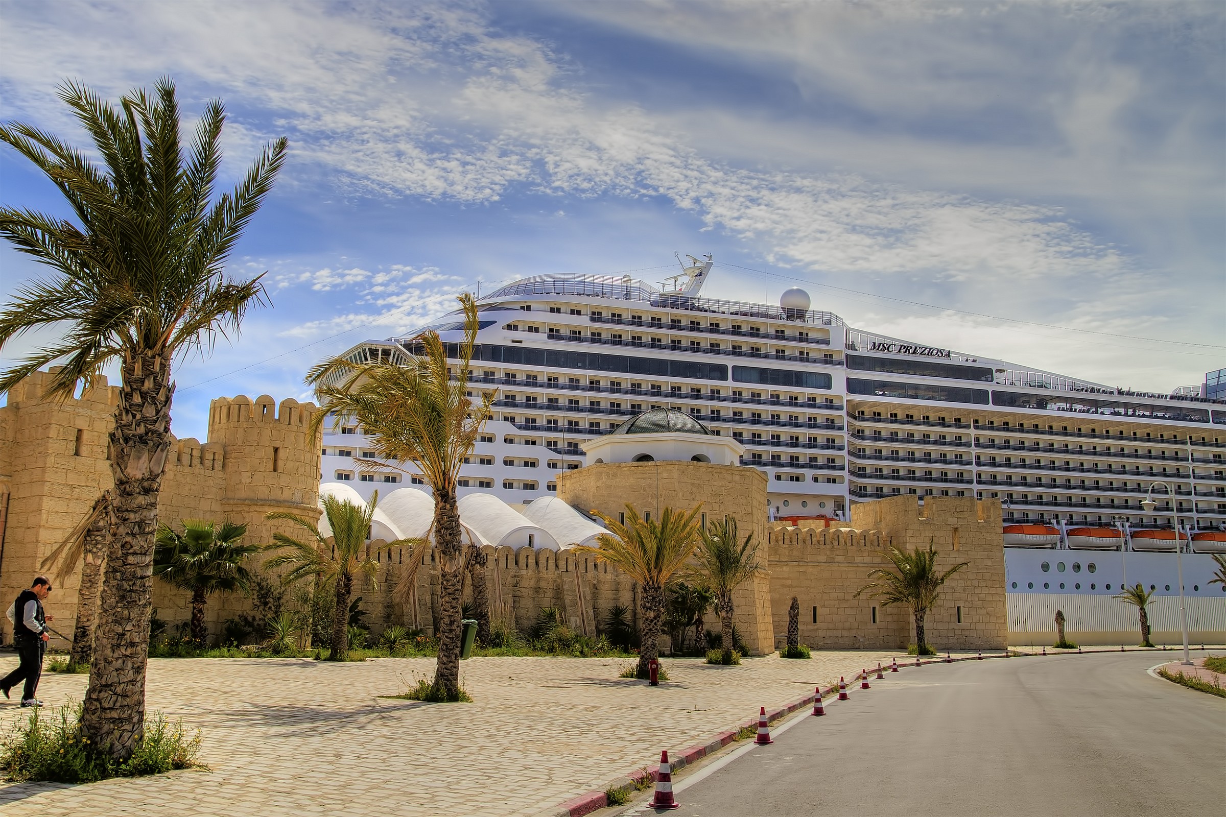 At the port of Tunis