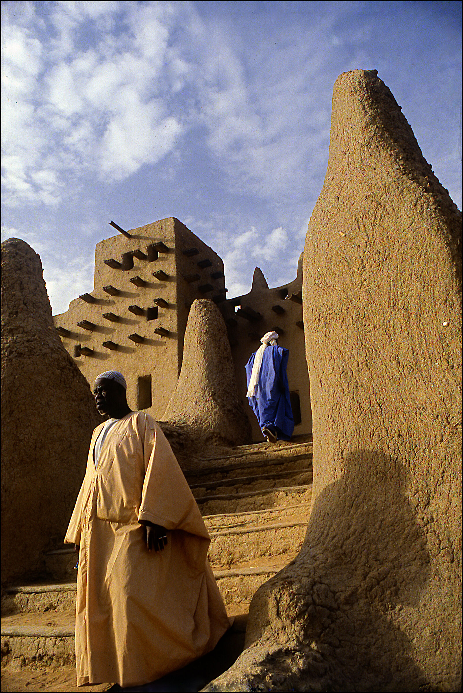 1985 Mali Djenne "alla moschea"
