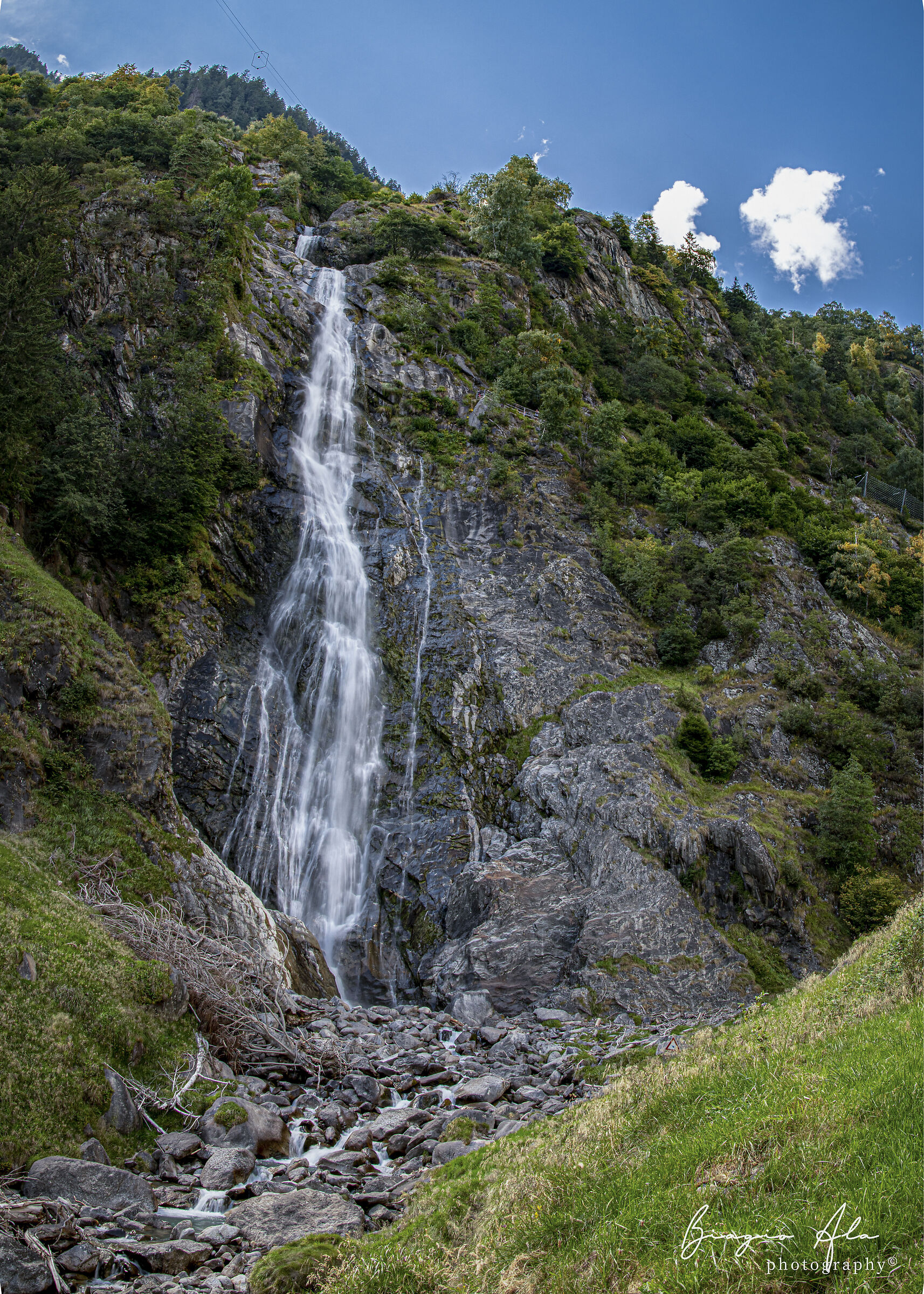 Parcines Waterfall