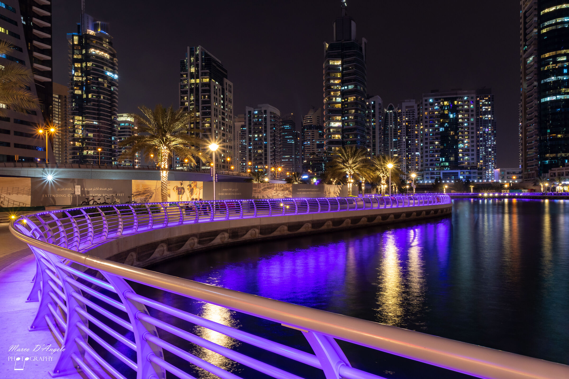 Walking in Dubai Marina
