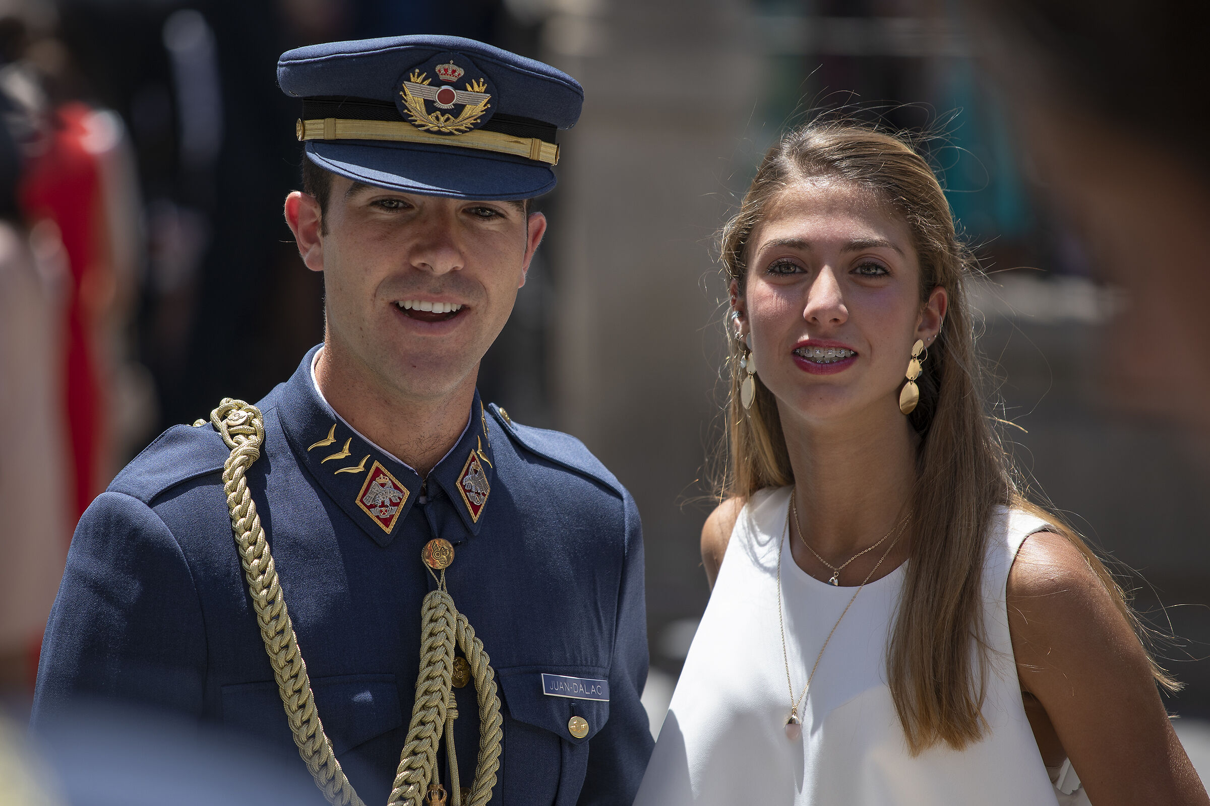 Juan Dalac "the beautiful" with his girlfriend