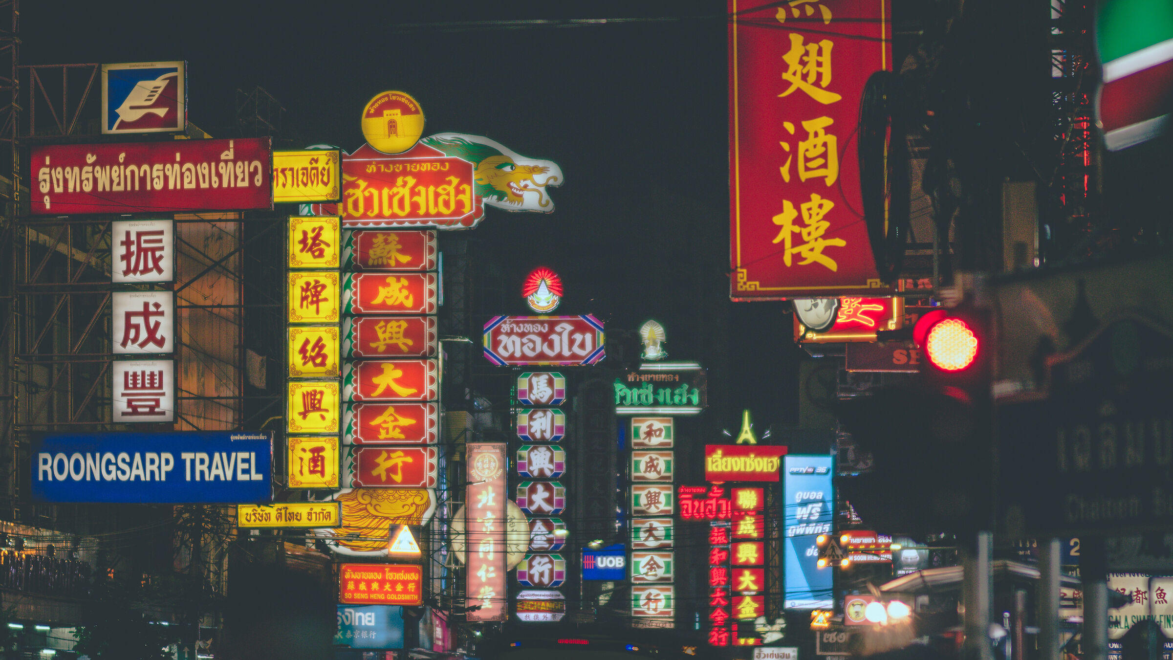 In the streets of Bangkok