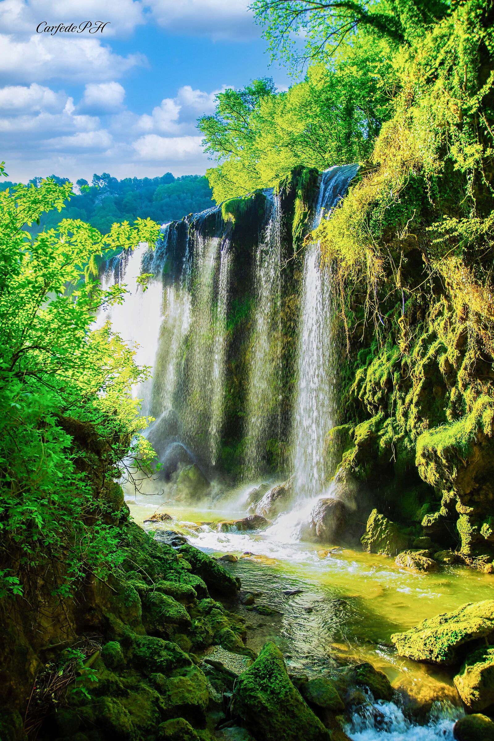 marble waterfall lower part
