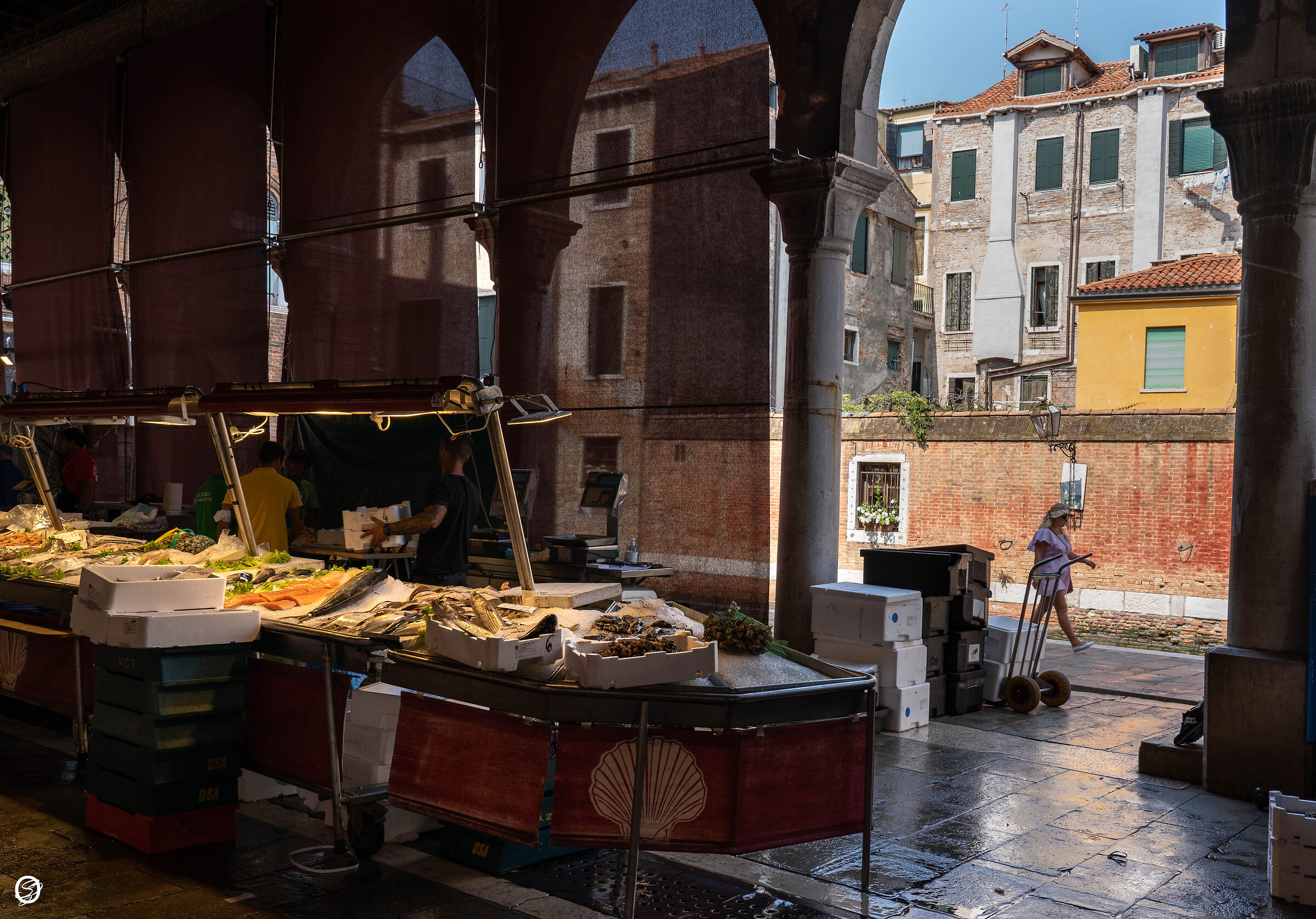 Pesce fresco a Venezia
