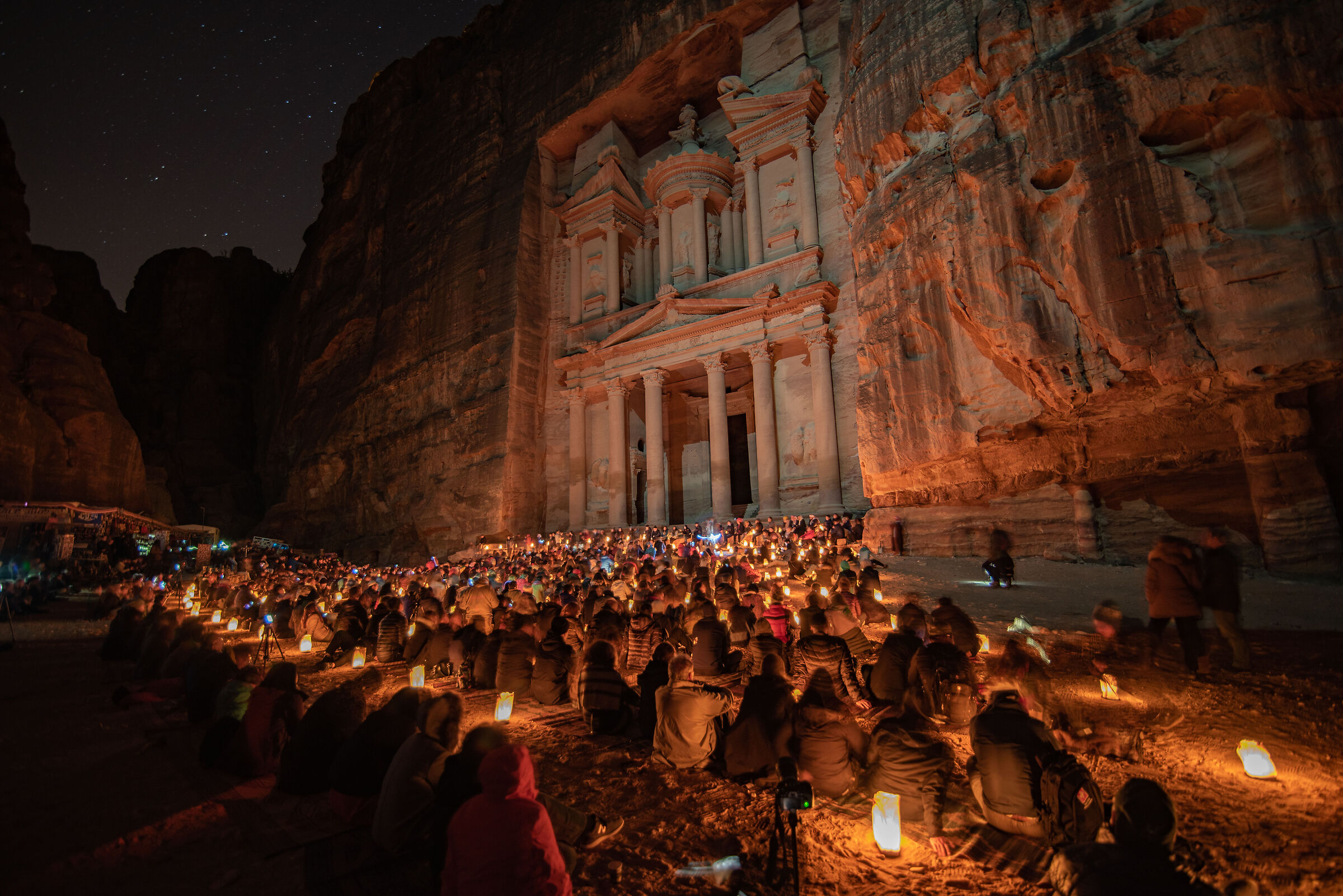 petra by night