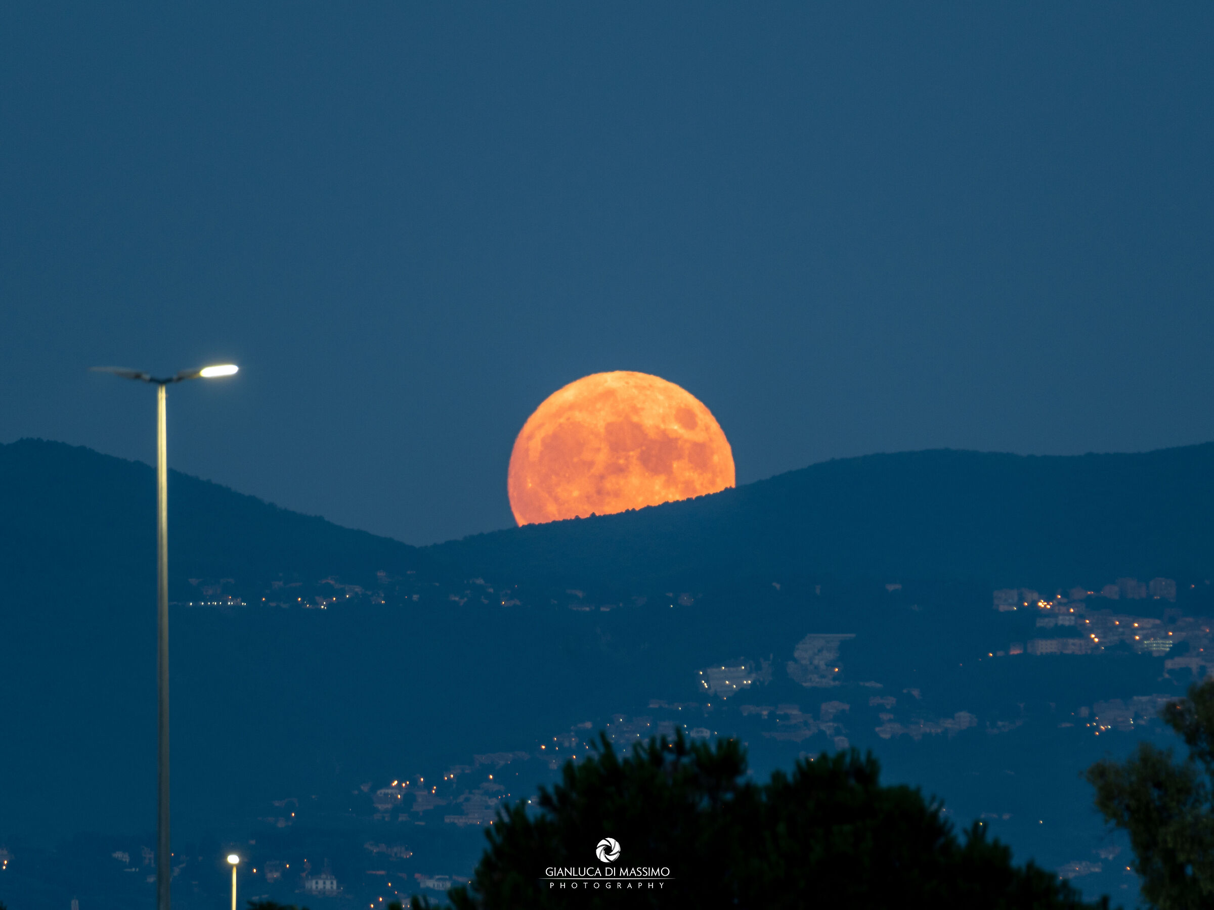 Lunar Dawn at the Castles