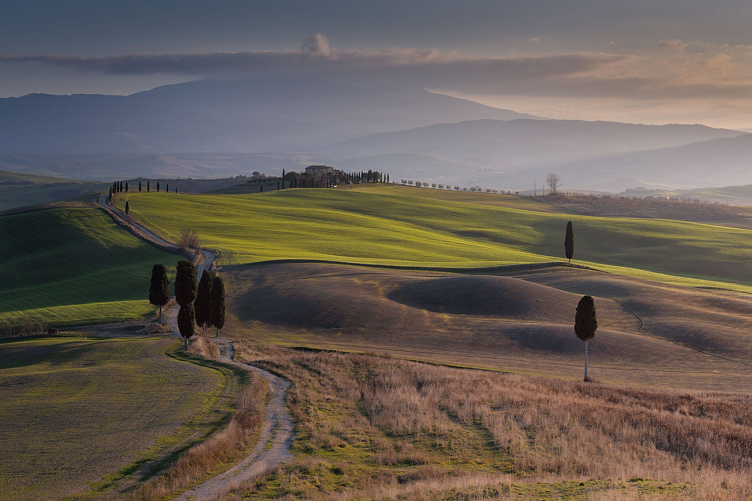 Terrapille and the Elysian fields, Pienza.