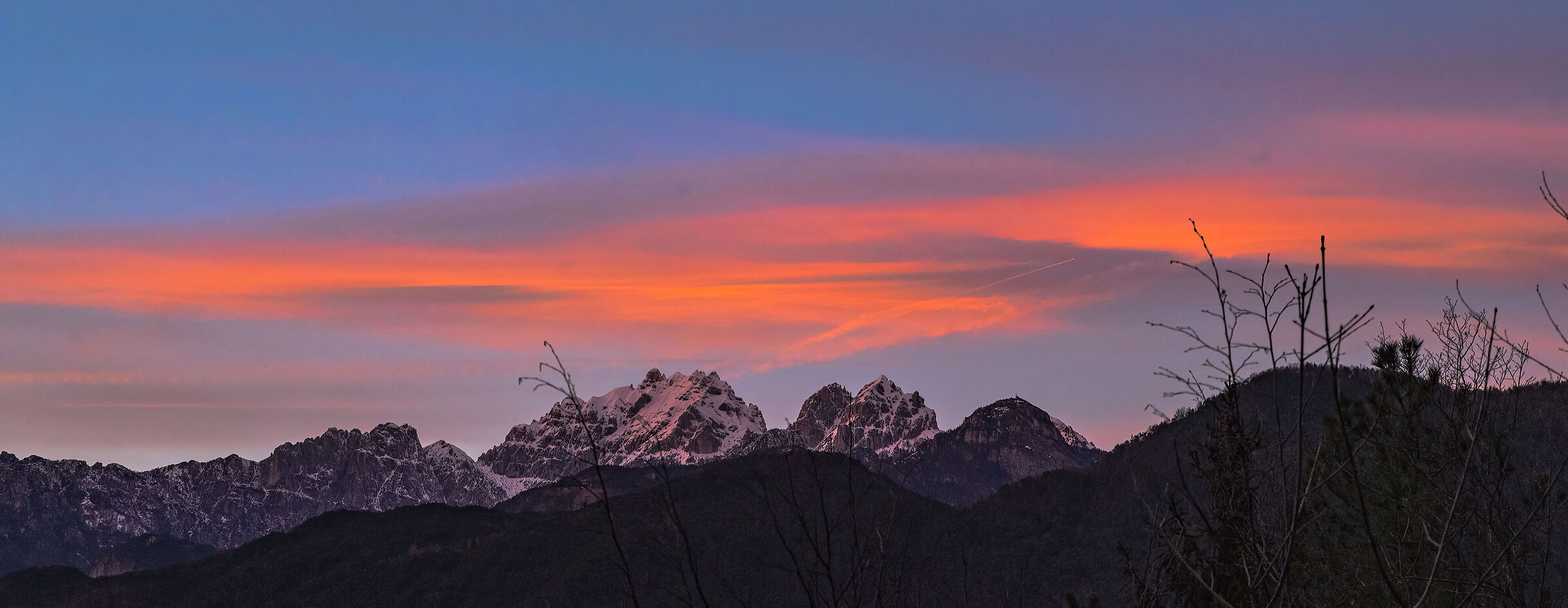 Tramonto sulle Carniche