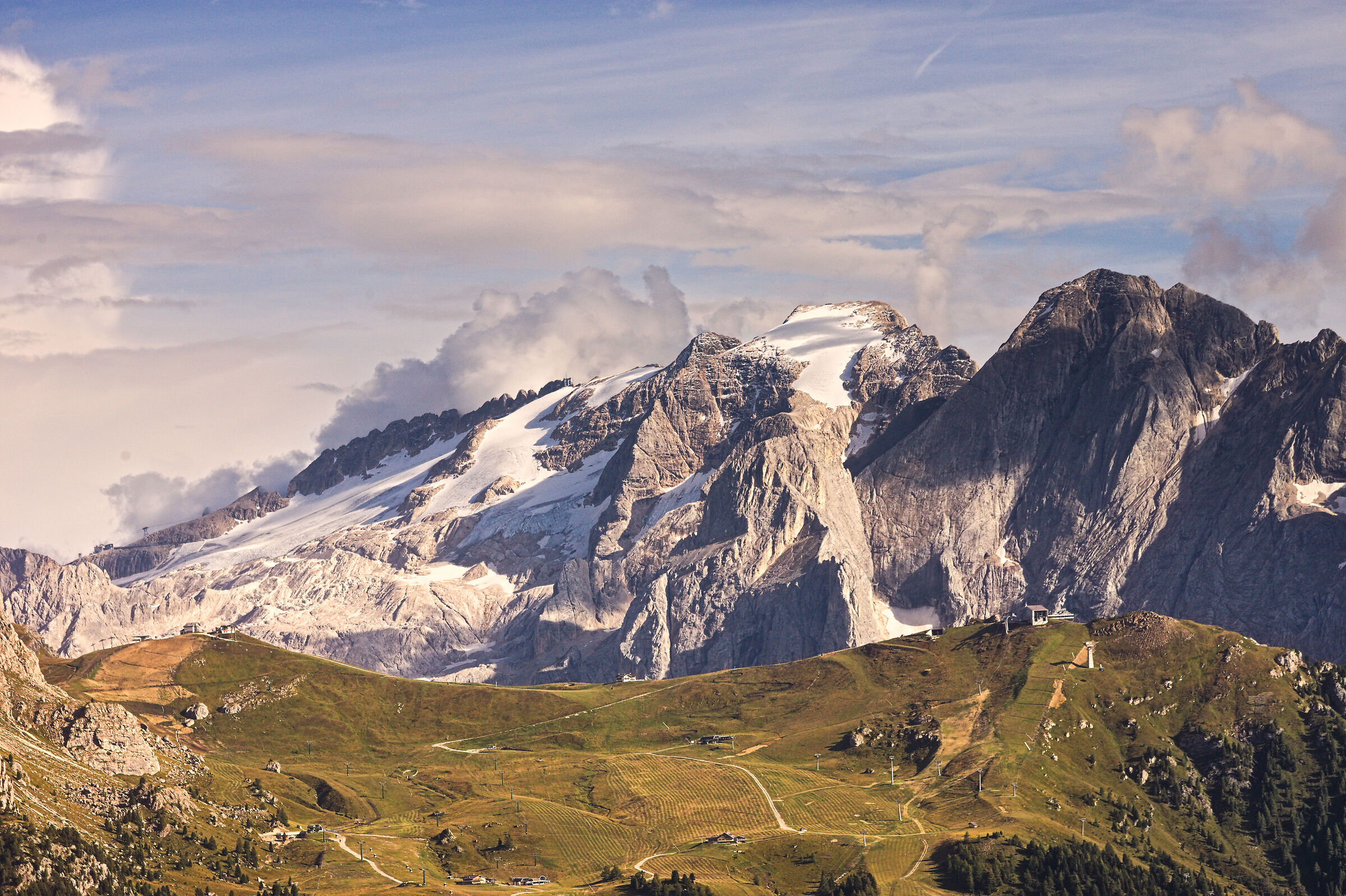 Marmolada from Passo Sella