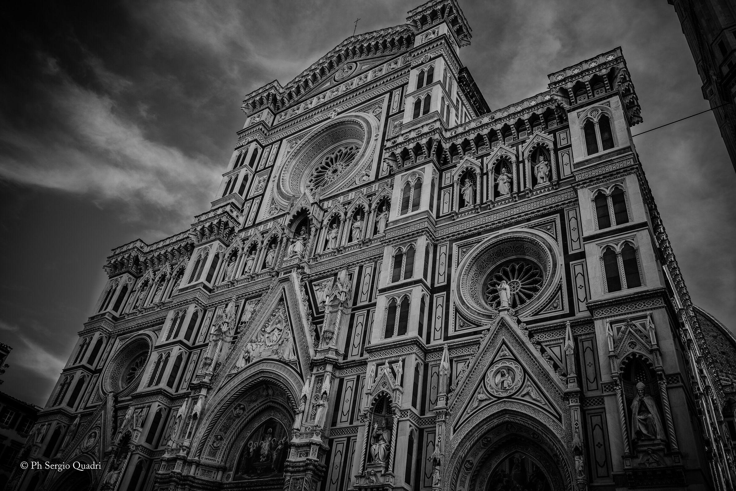 Firenze dettagli in bianconero