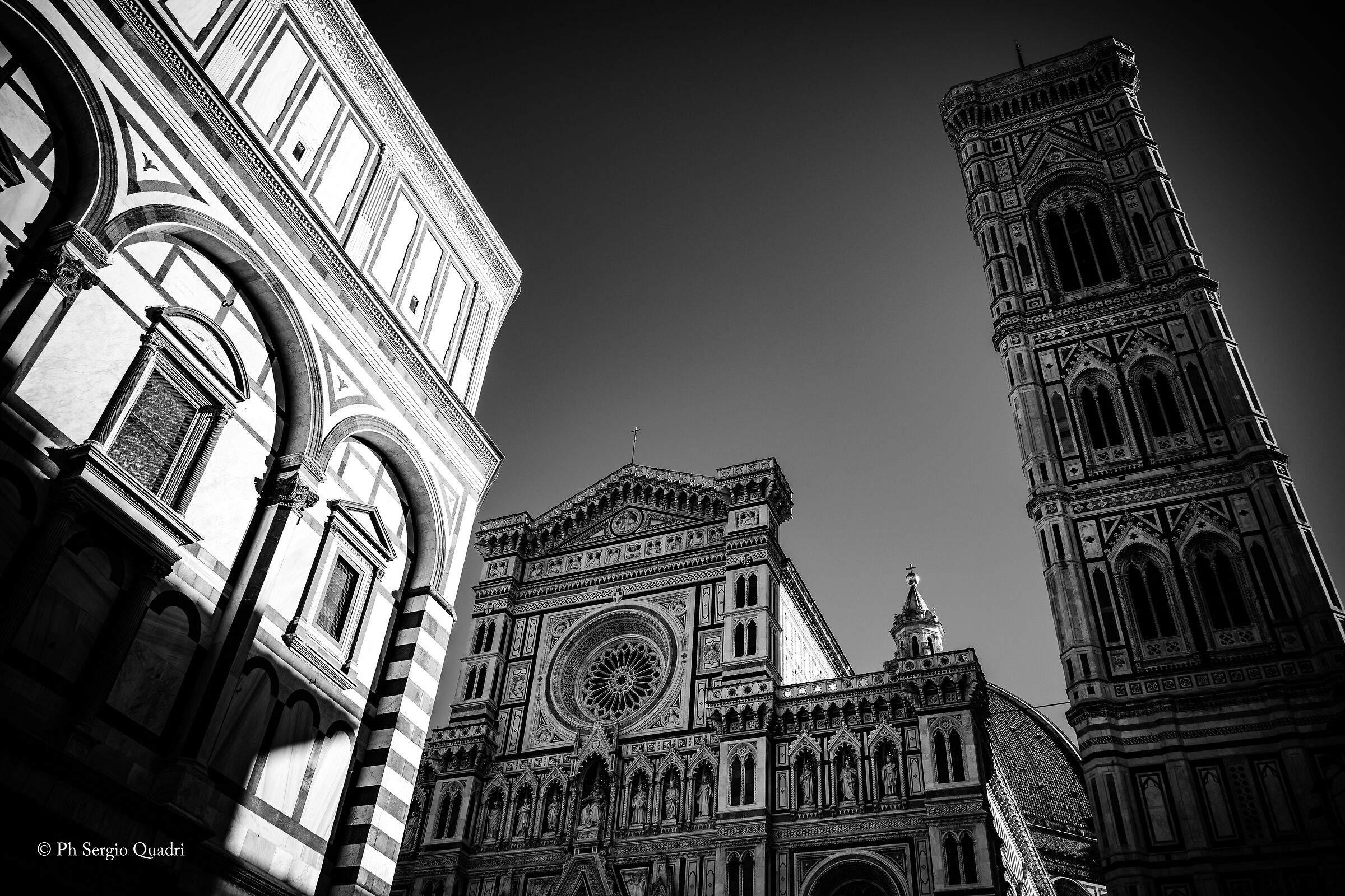 Firenze dettagli in bianconero