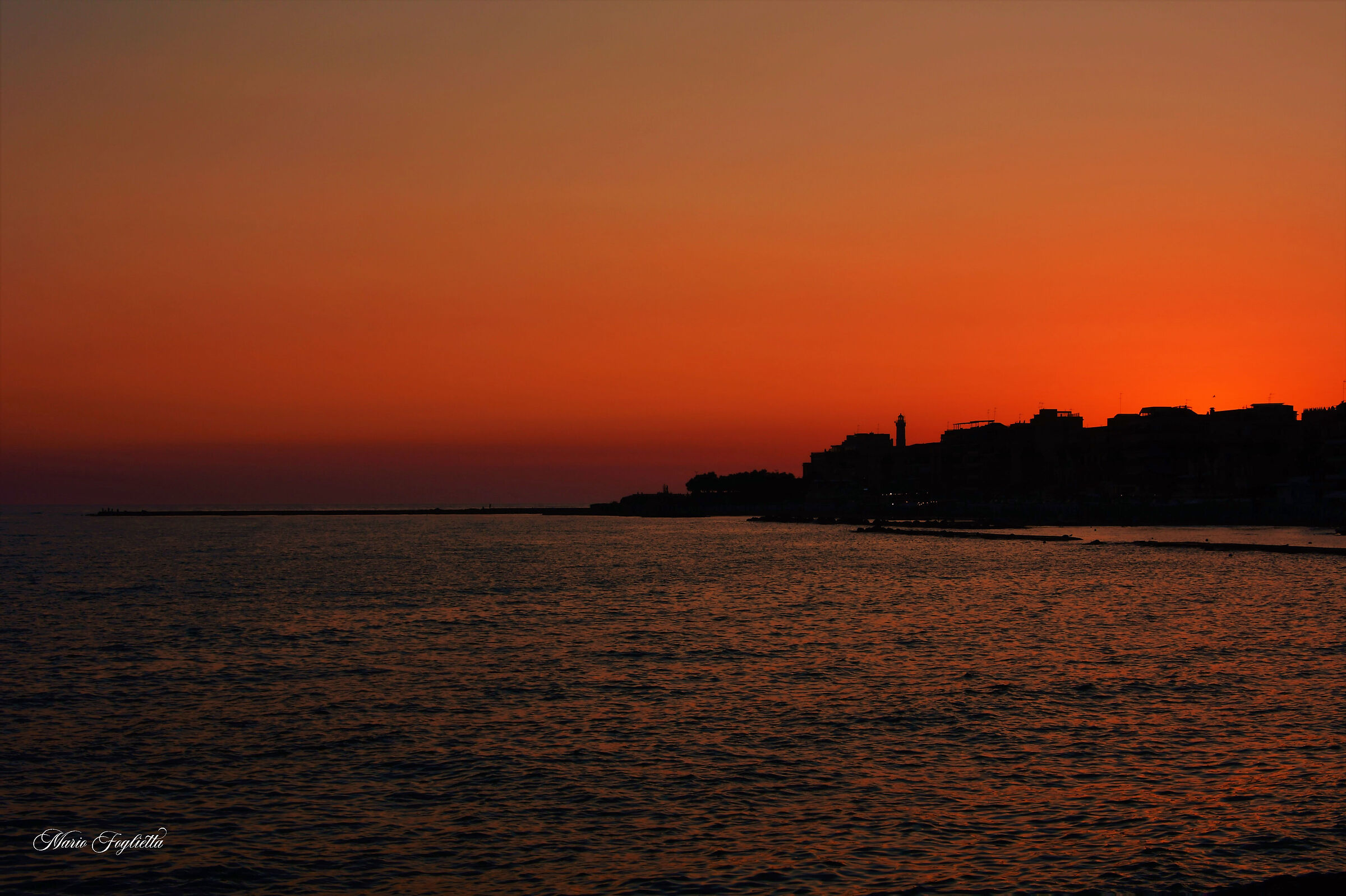 If it's not on the sea, it's a mid-baked sunset
