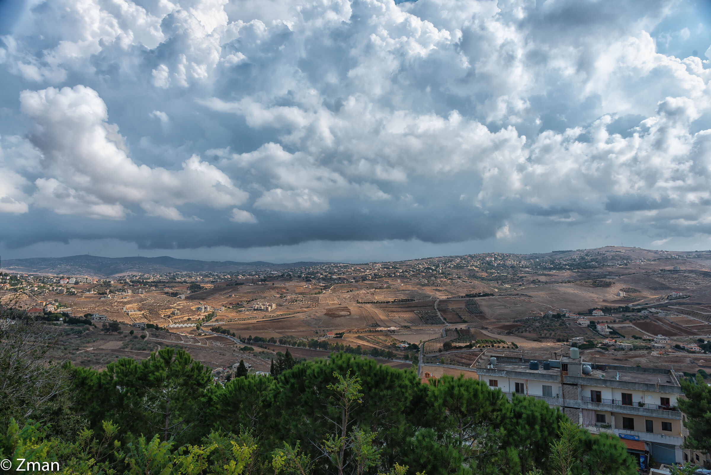 Scena meridionale dal castello di Tibnin