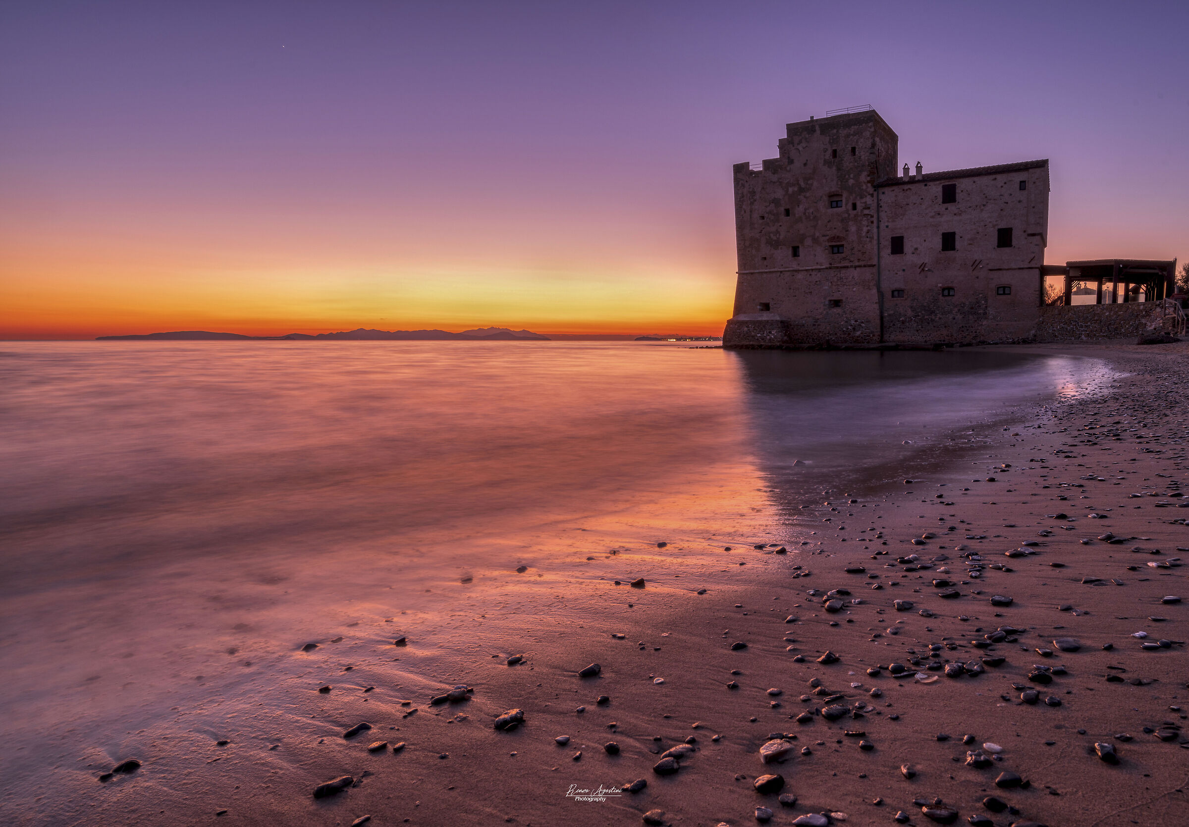 Follonica-Torre Mozza at sunset