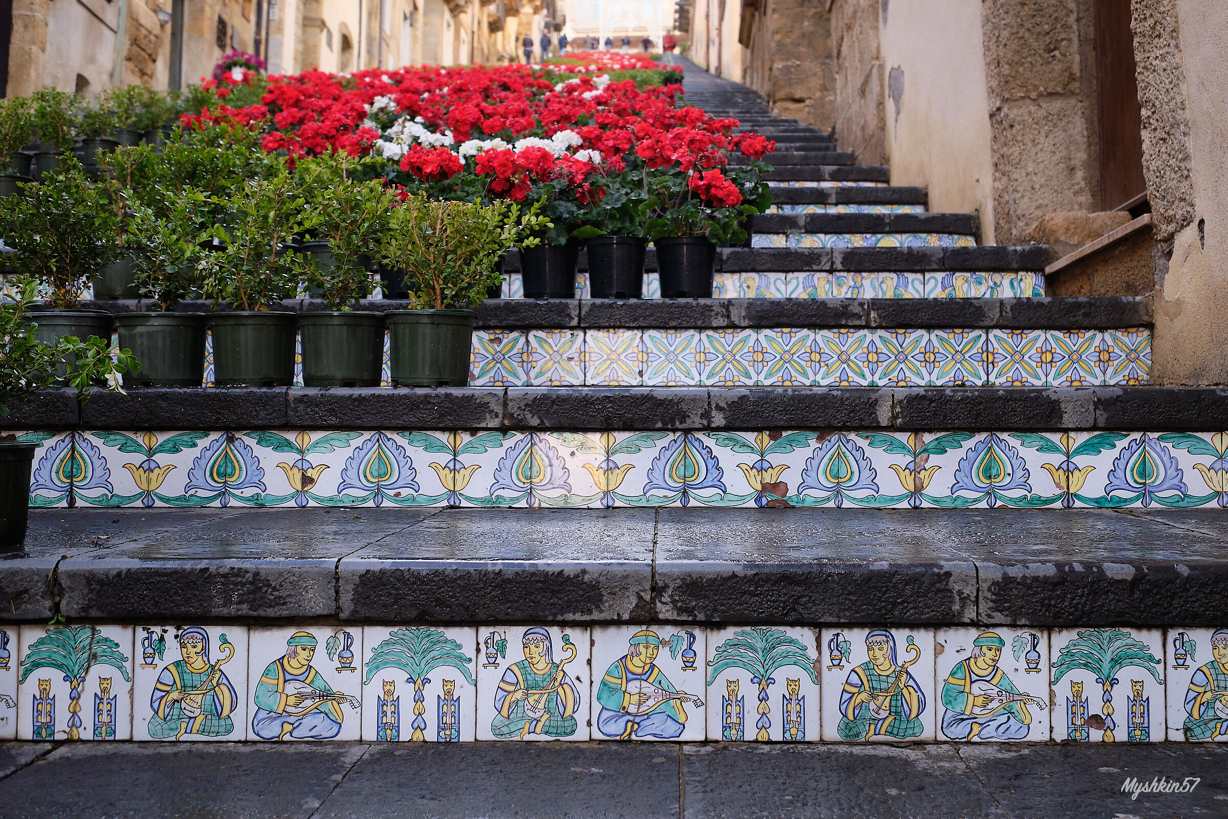 La scalinata di Caltagirone