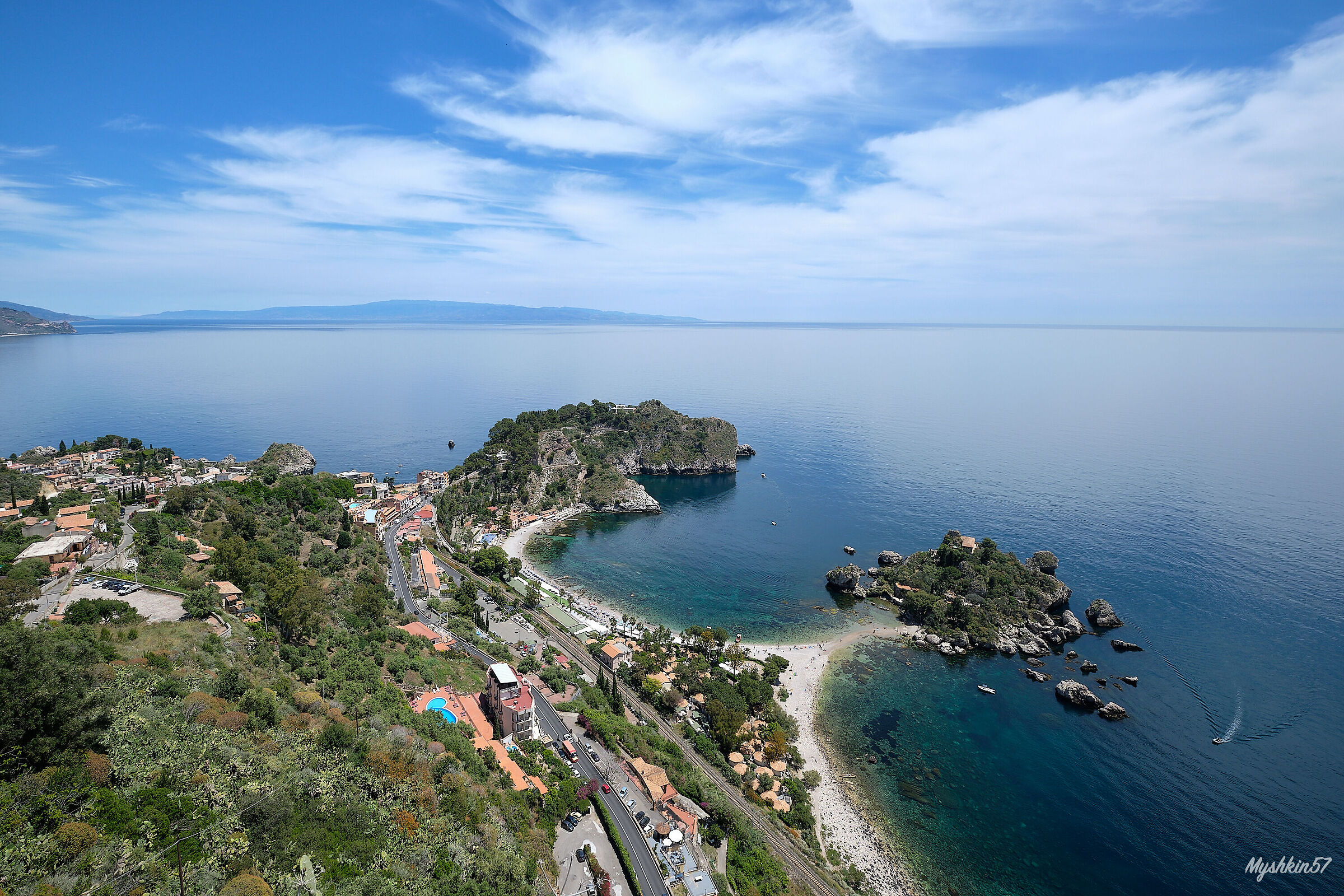 Calabria from Taormina