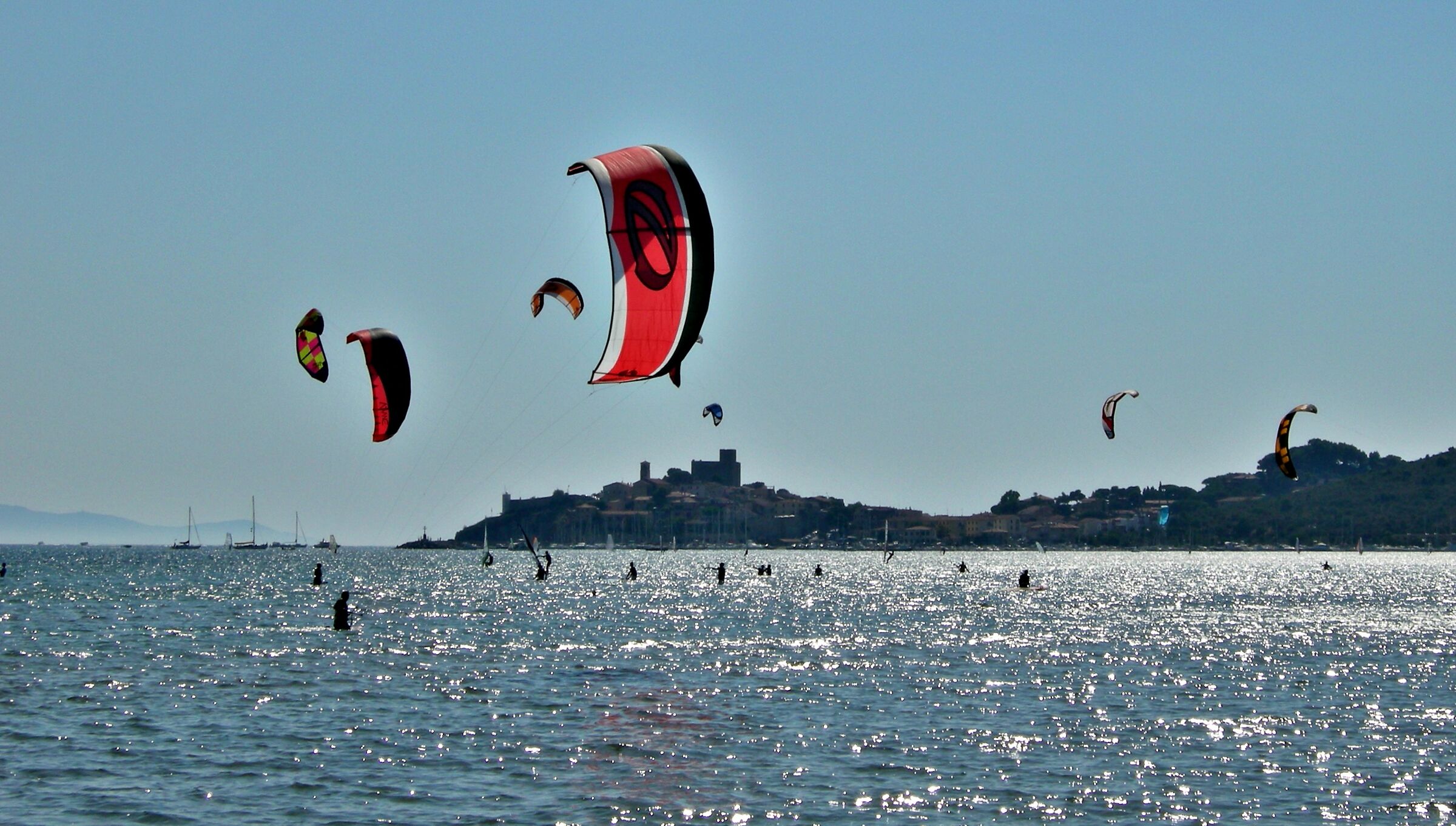 Kite surfing