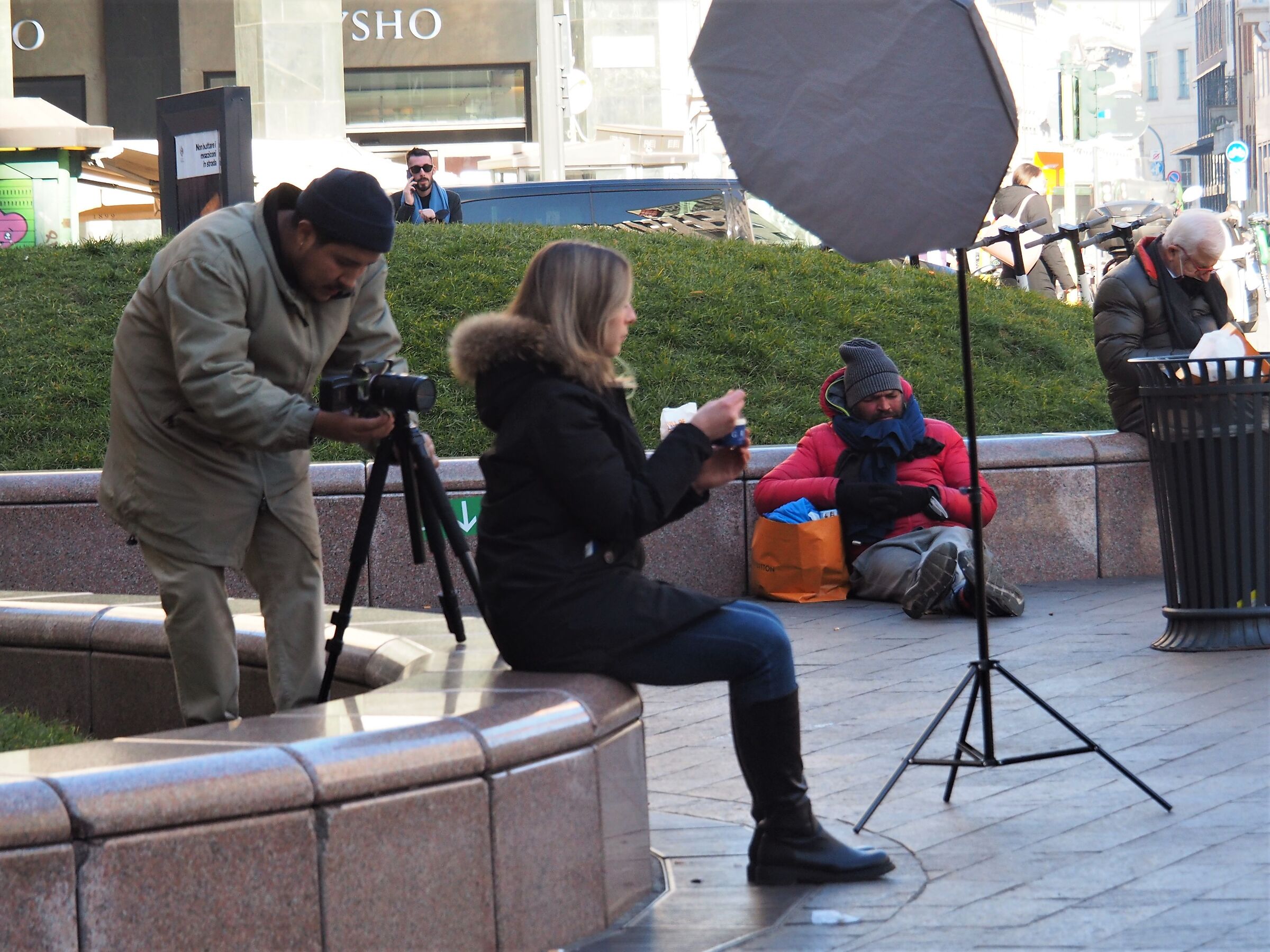 Shooting con pubblico....molto attento!