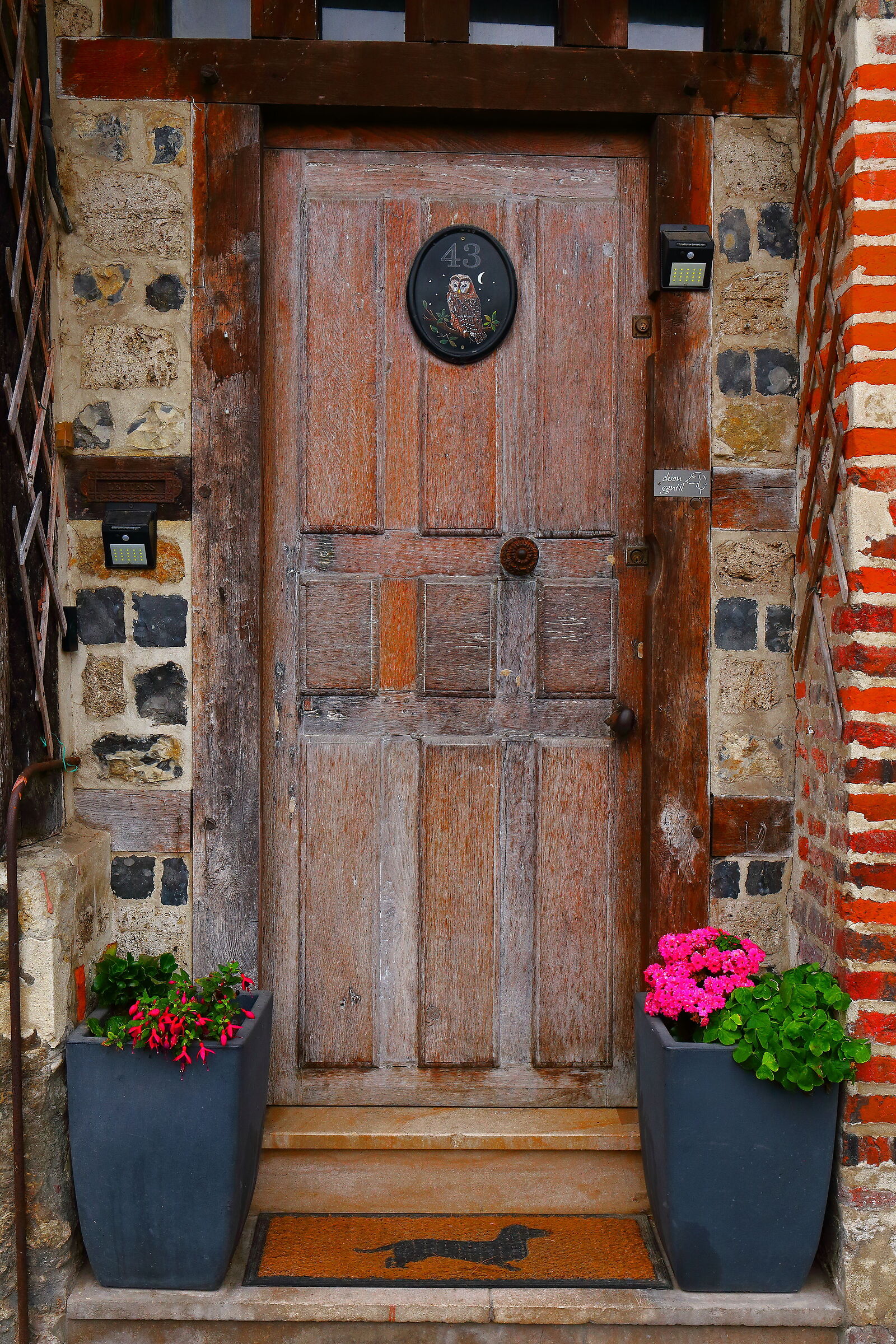 a small door in Normandy