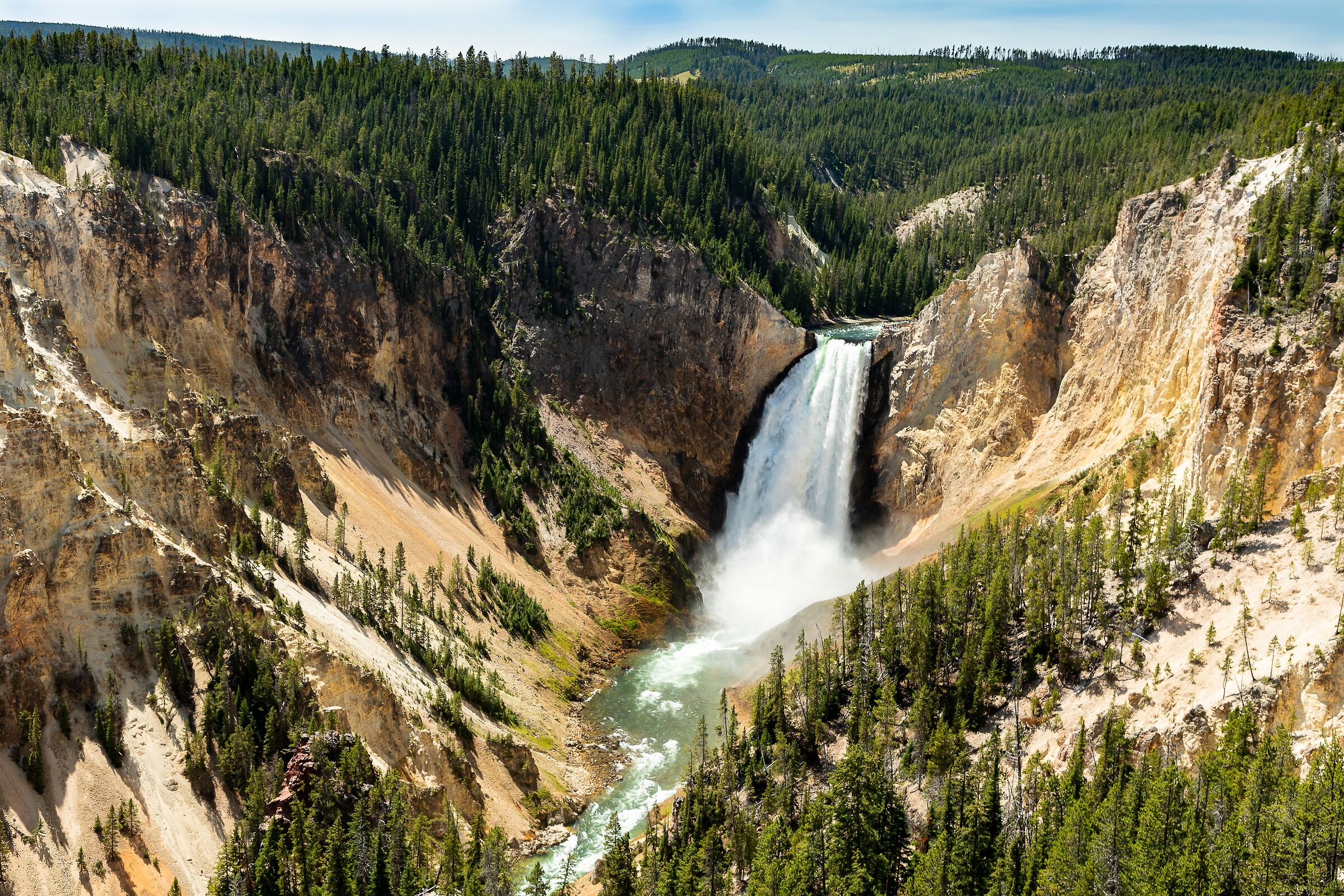 Brink of the Lower Falls, Yellowstone