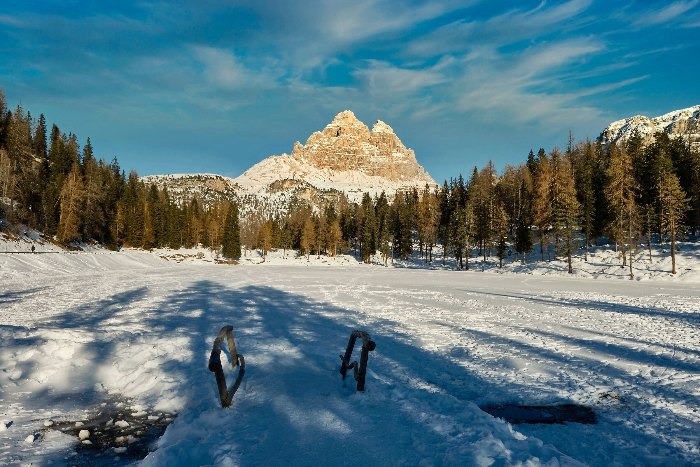 Winter at Lake Antorno
