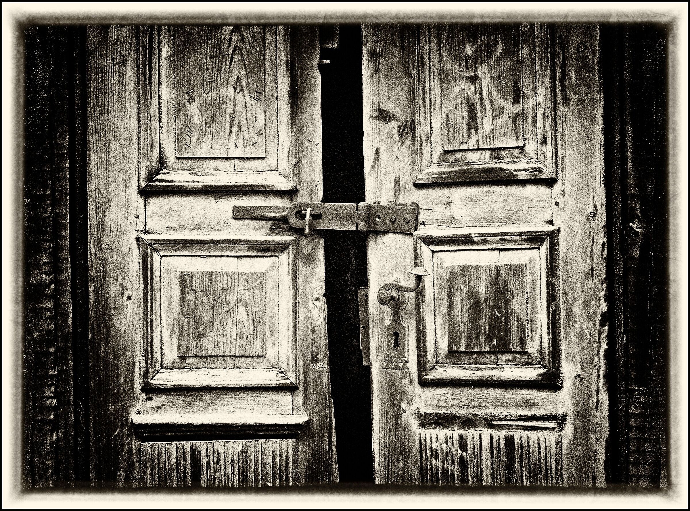 Porta - bianco e nero