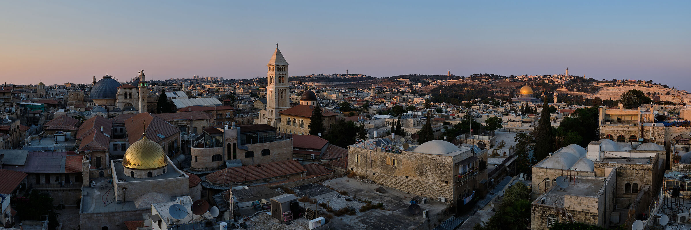 Jerusalem at sunset