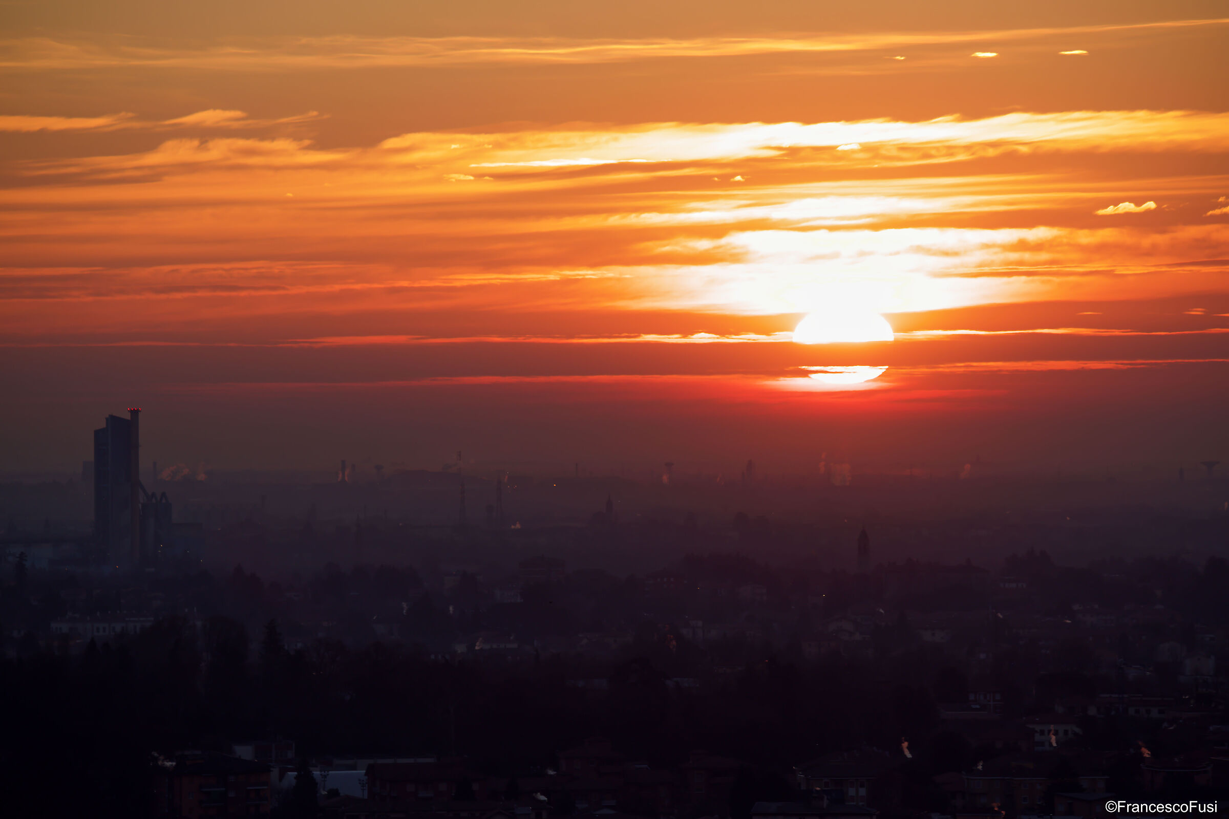 Sunrise from the Curone Valley (Lc)