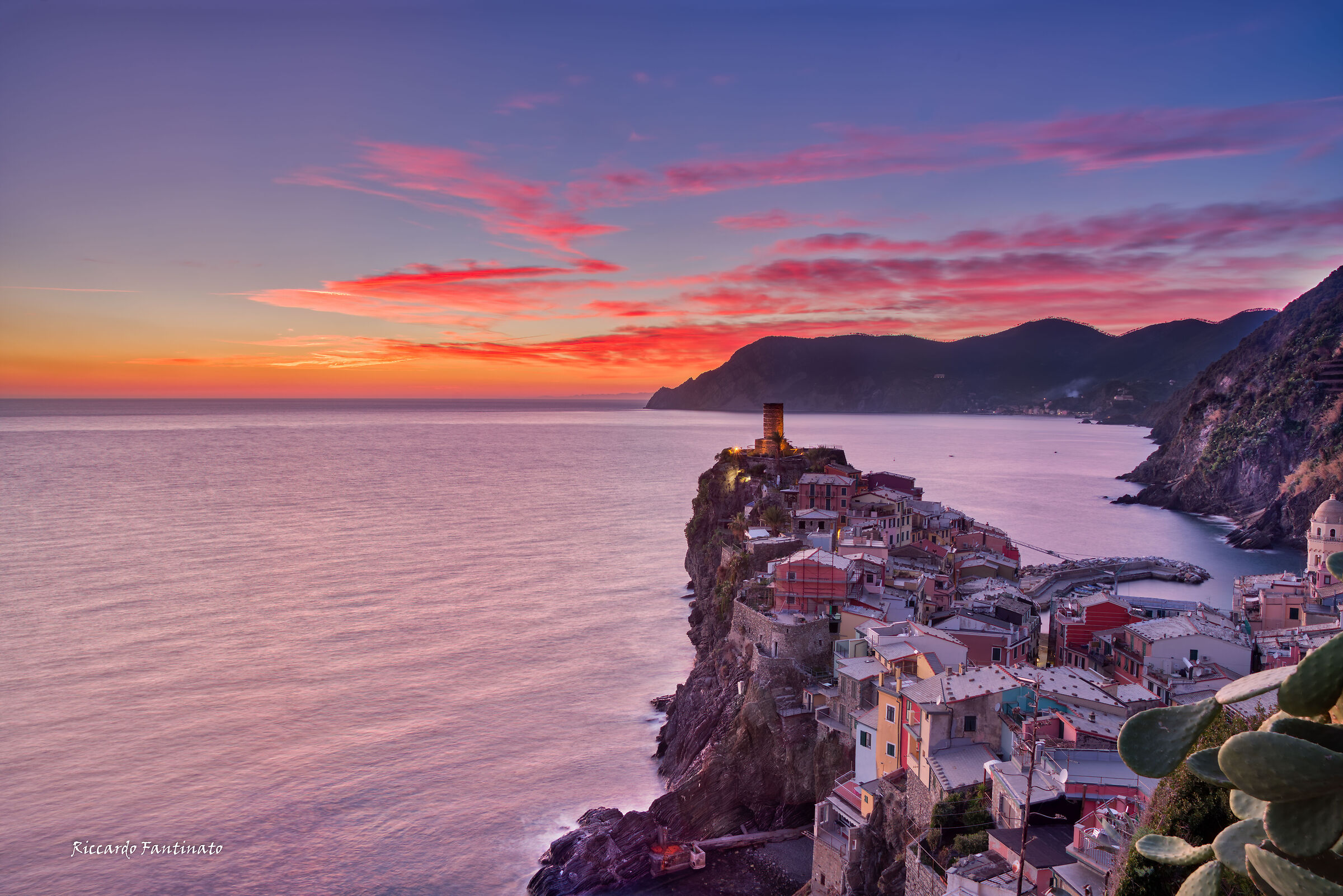 Vernazza al tramonto