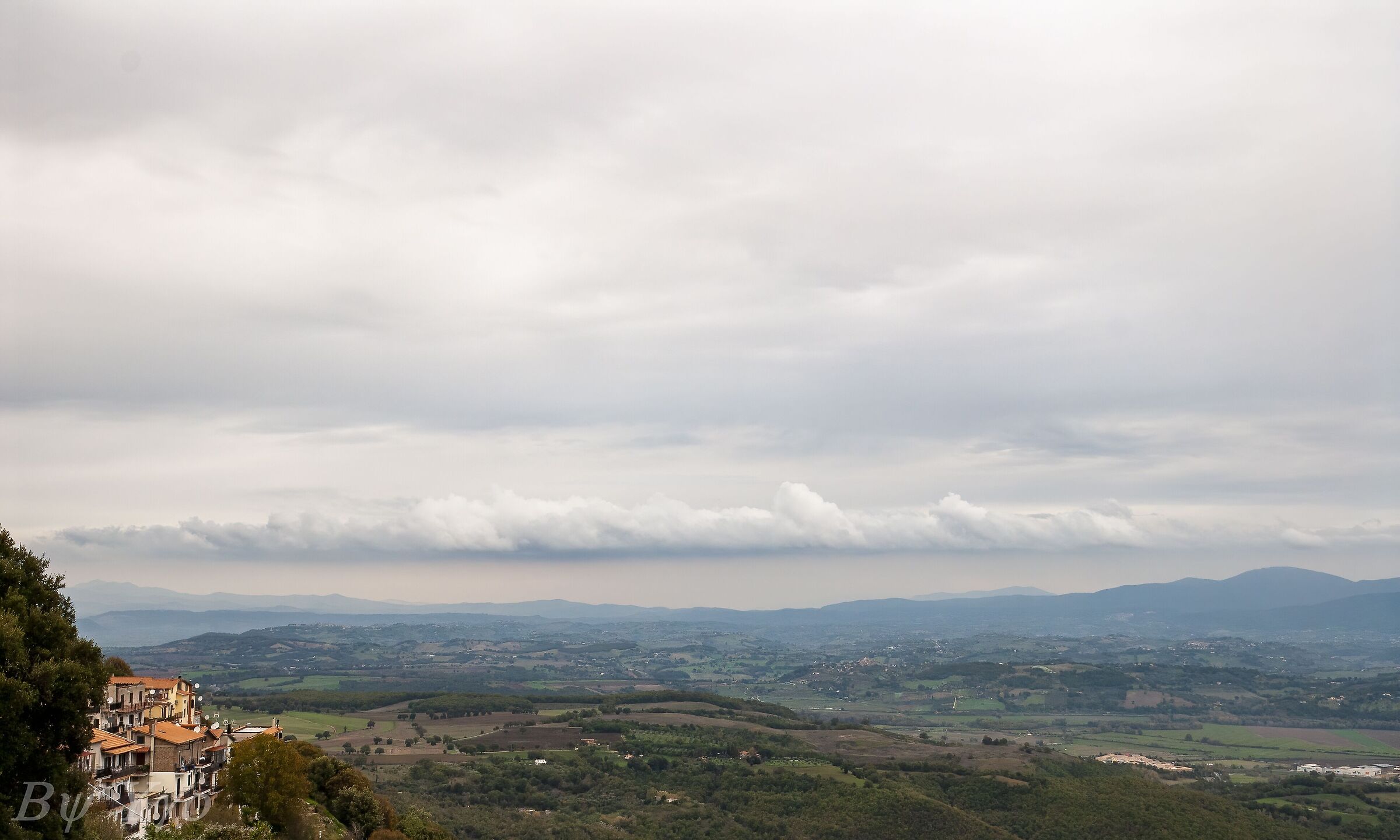 The velle of the Tiber seen from Soratte