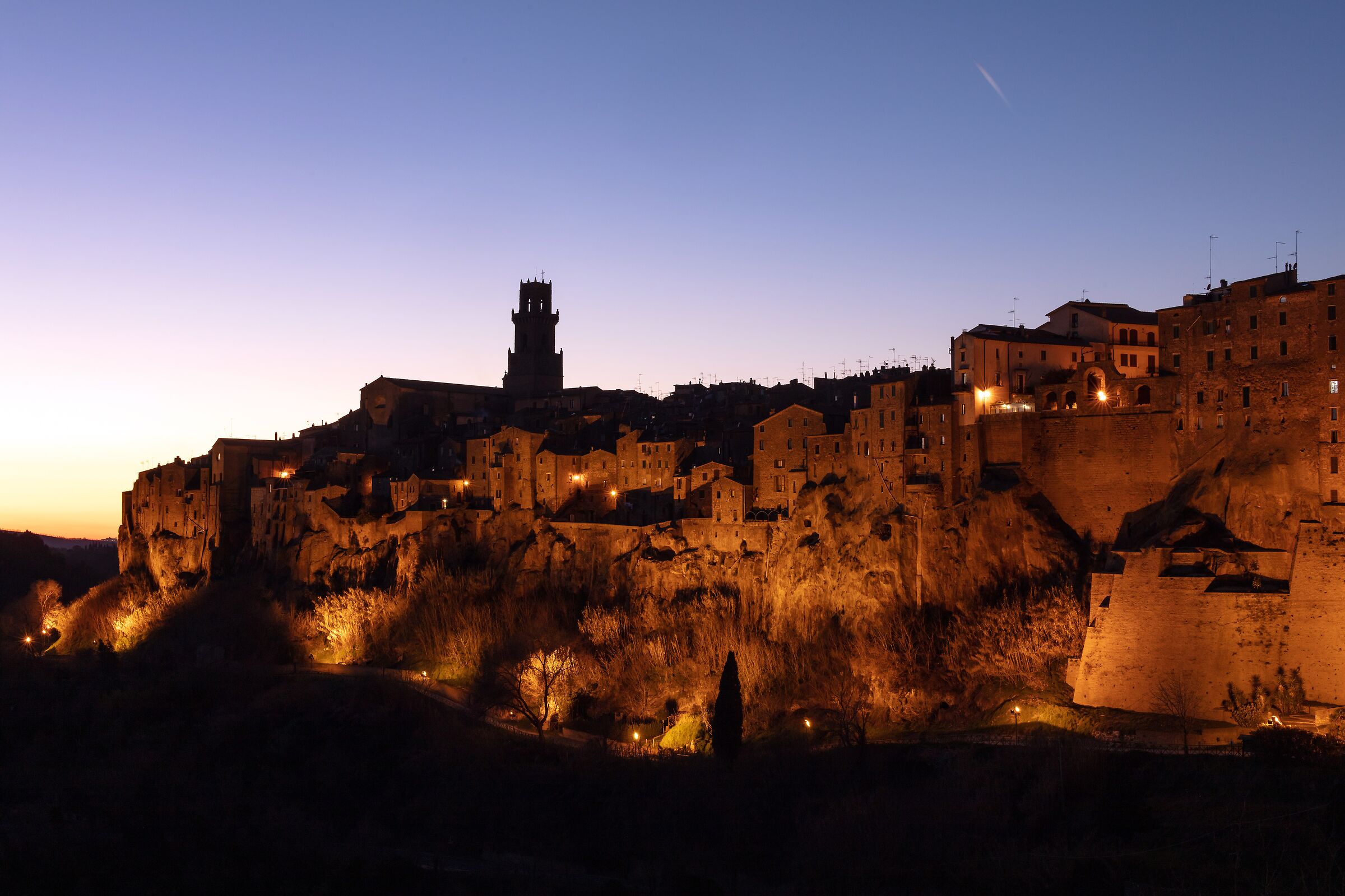 Pitigliano sul far della sera