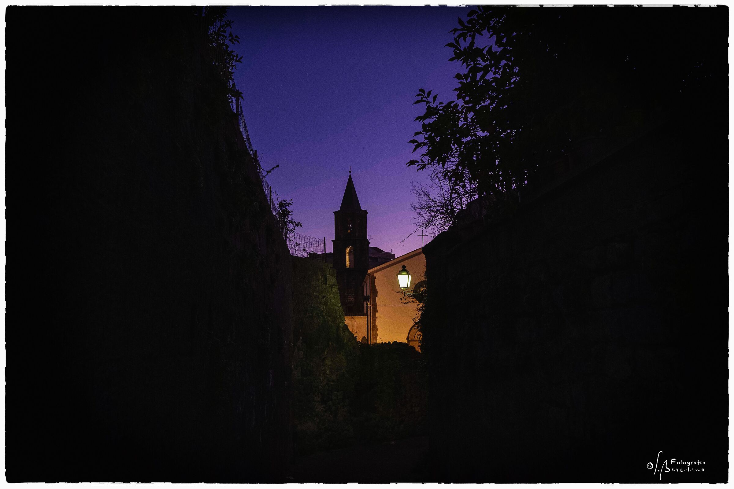 Teano. Santa Maria la Nova at dusk