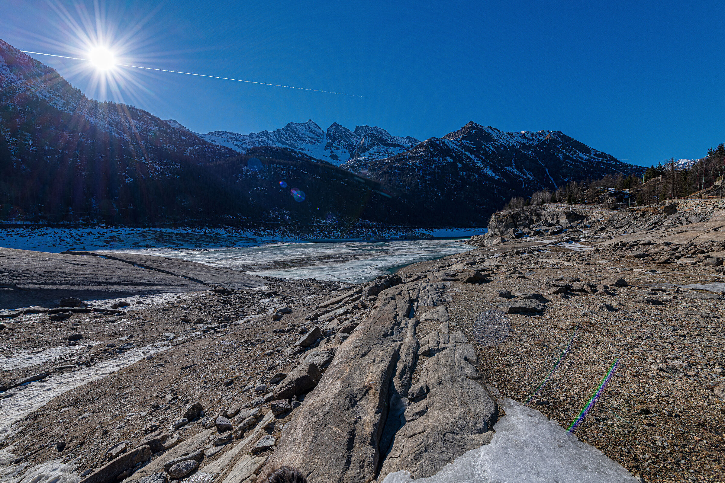 Ceresole Reale #lago ghiacciato